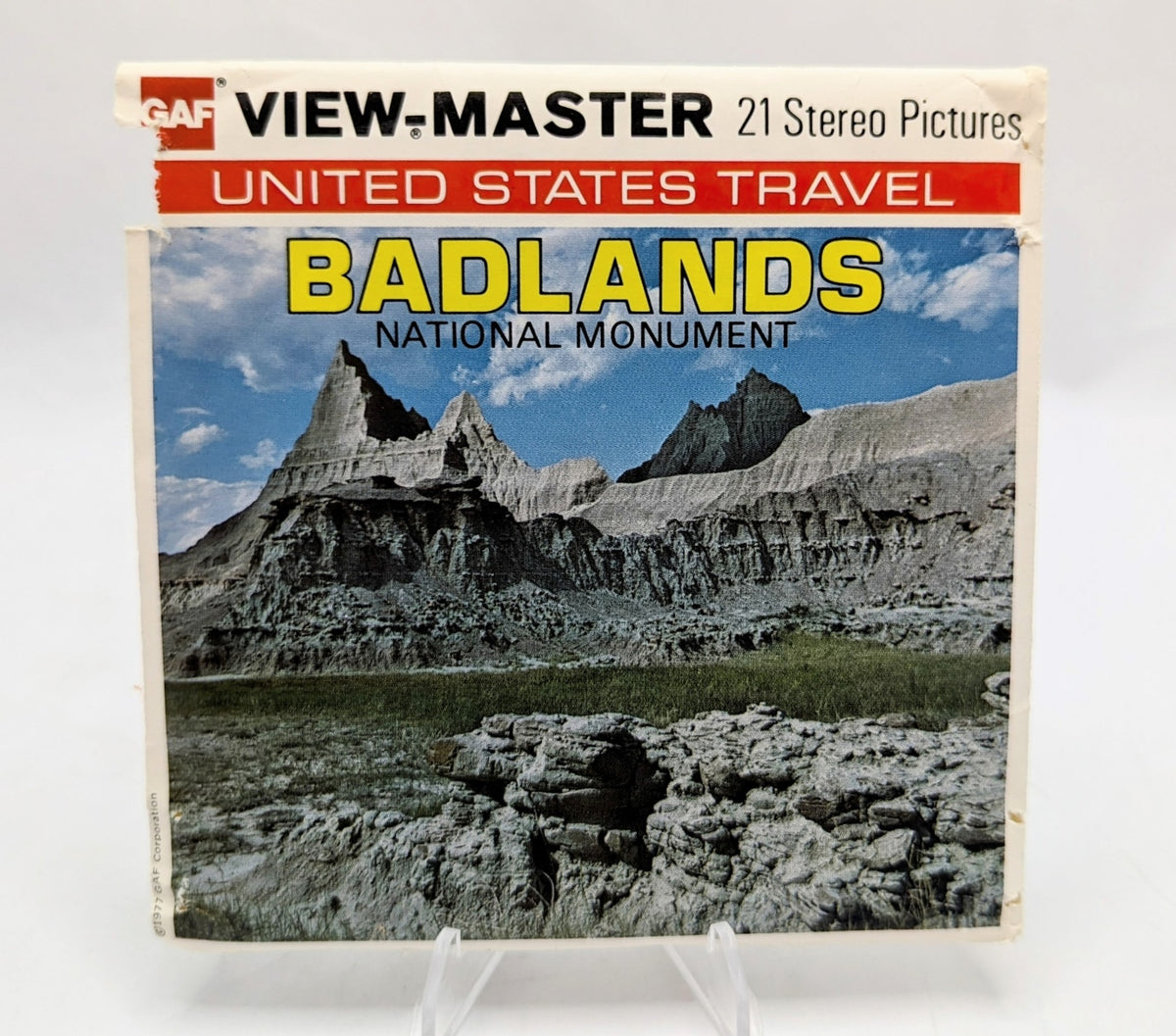 1977 View-Master Badlands National Monument 3 Reel Pack