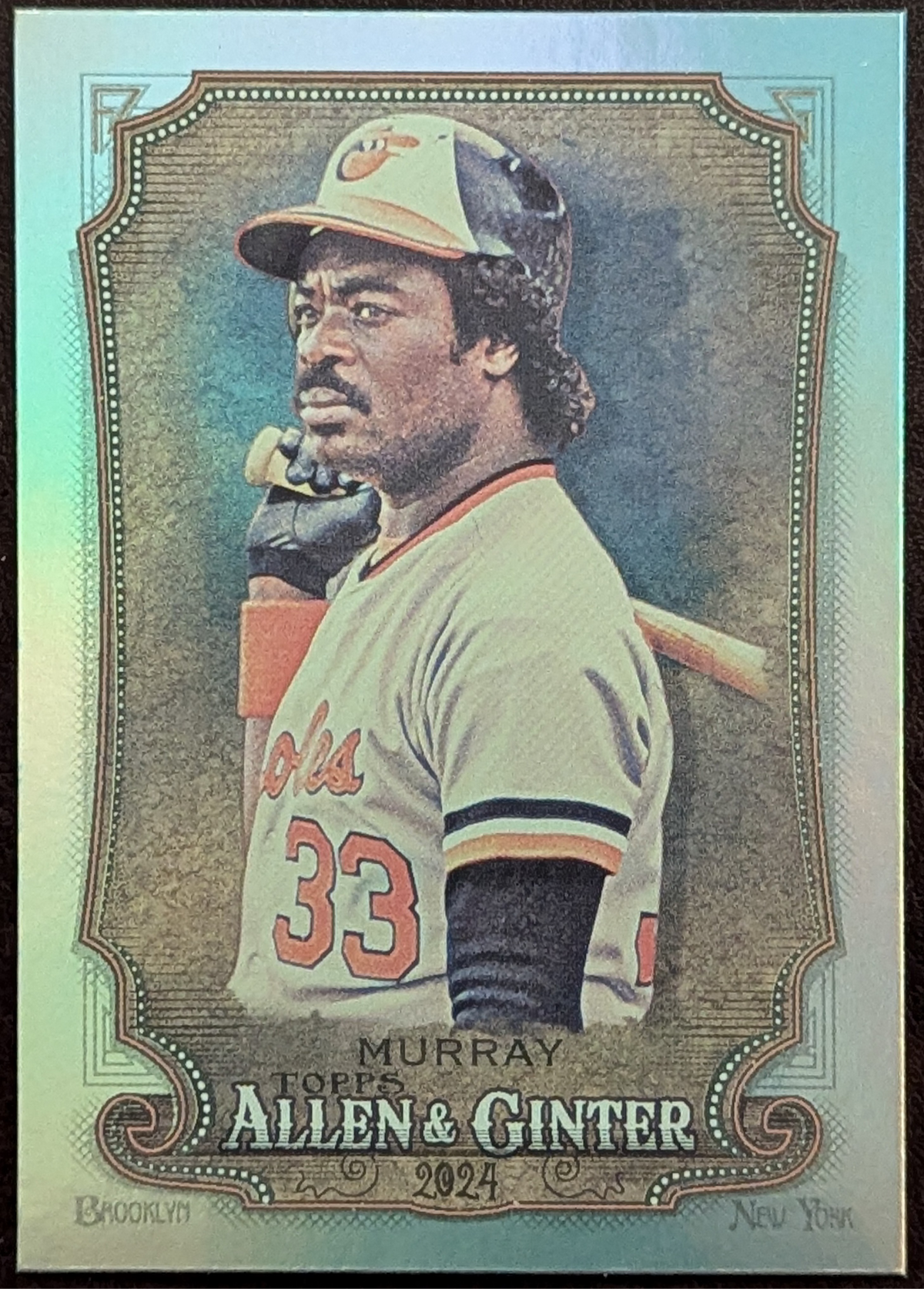2024 Topps Allen & Ginter Hot Box Foil #340 Eddie Murray Baltimore Orioles