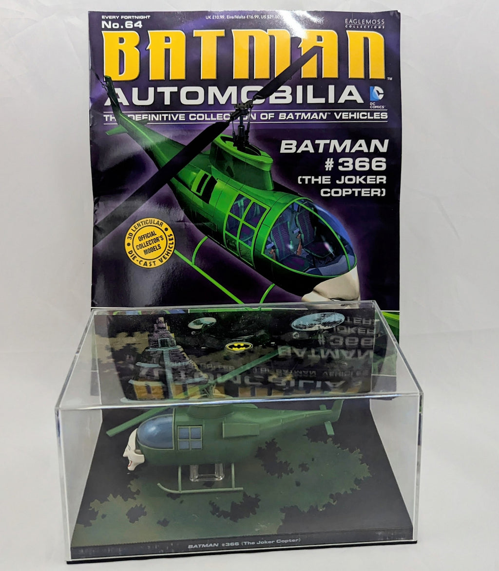 Eaglemoss Automobilia DC Comics Batman #366 The Joker Copter & Magazine No. 64