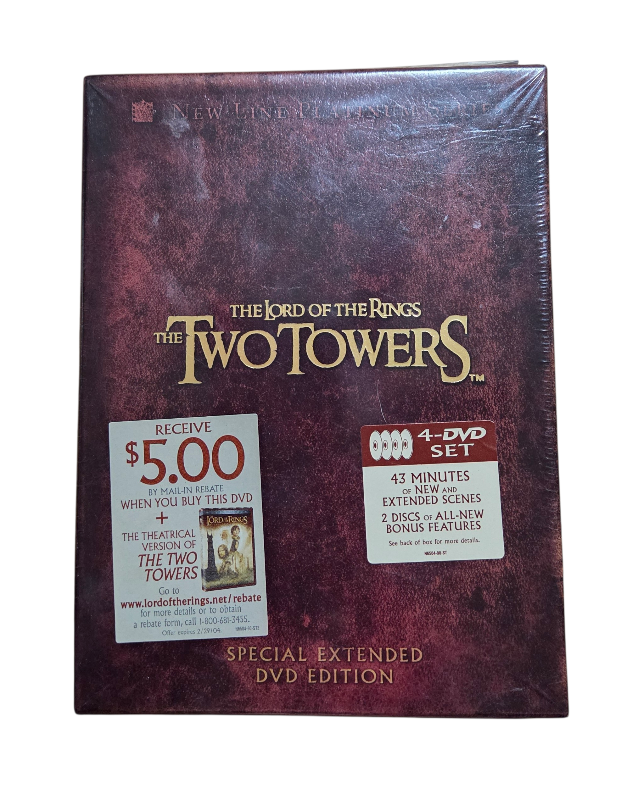 The Lord of the Rings The Two Towers Special Extended DVD Edition Box Set
