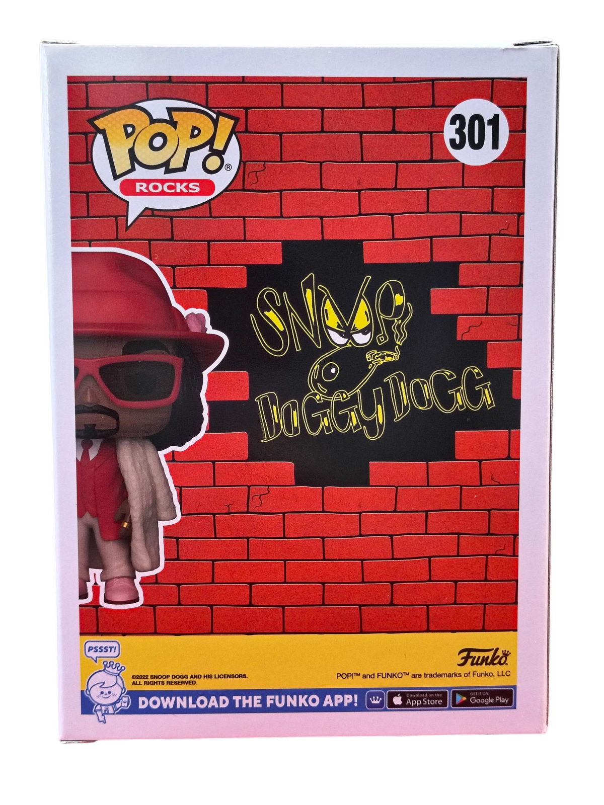 2022 Funko Pop Snoop Dogg With Fur Coat #301 - SC image 2