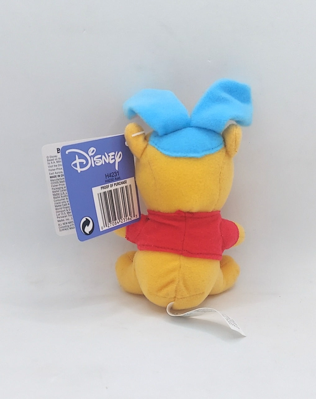Fisher Price Pooh Babies Bunny Giggler Pooh Plush - 6" image 2