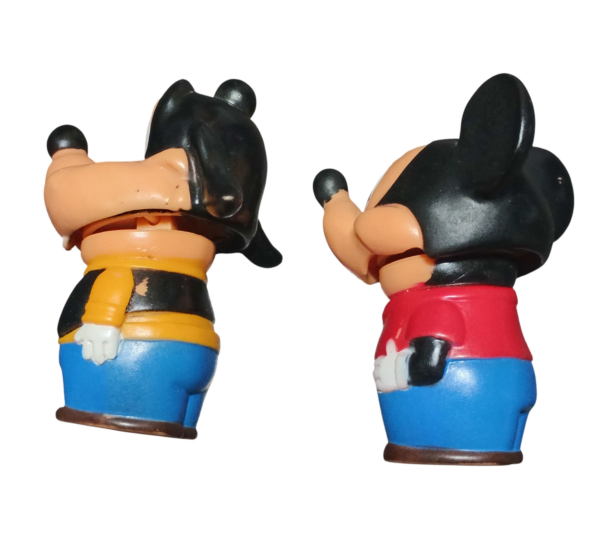 Vintage Ideal Walt Disney Mickey Mouse Goofy Lil Yakkers Squeeze Figures Toy image 3