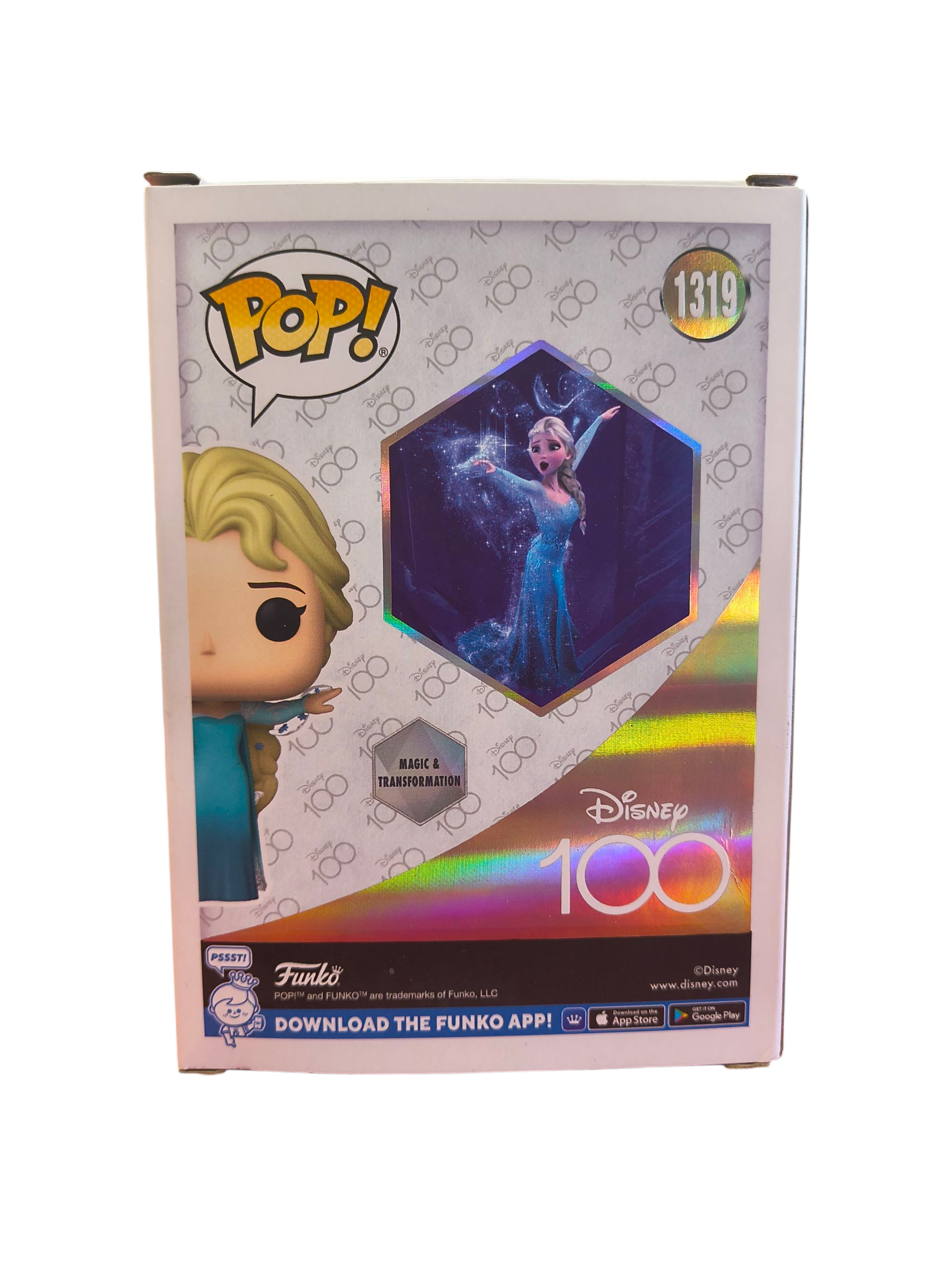 Funko Pop! Disney 100 Frozen Elsa #1319 Vinyl Figure image 2