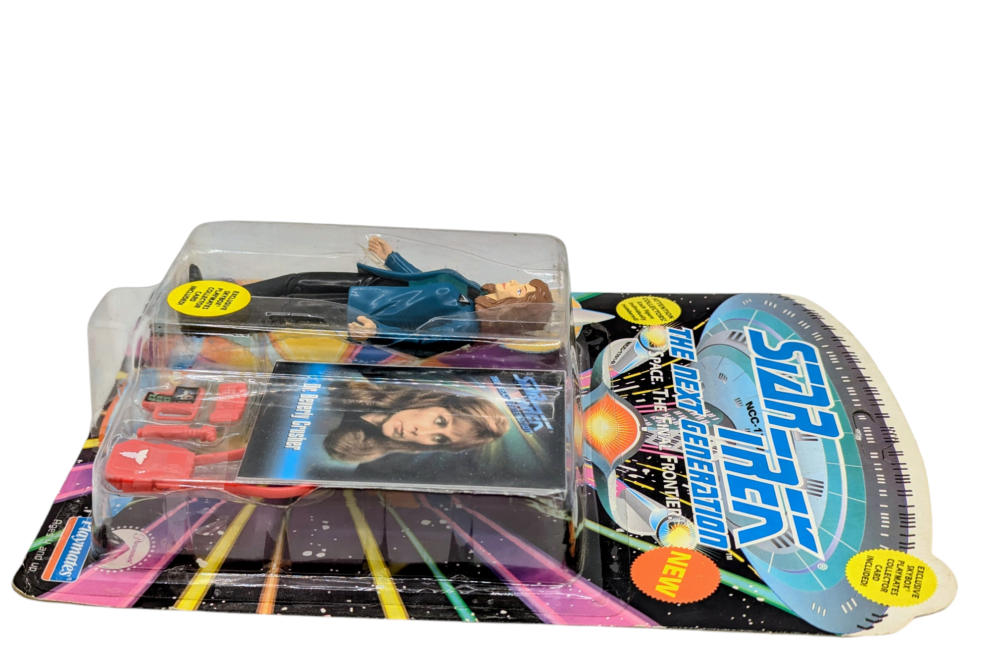 1993 Playmates Star Trek The Next Generation Dr. Beverly Crusher Action Figure image 3