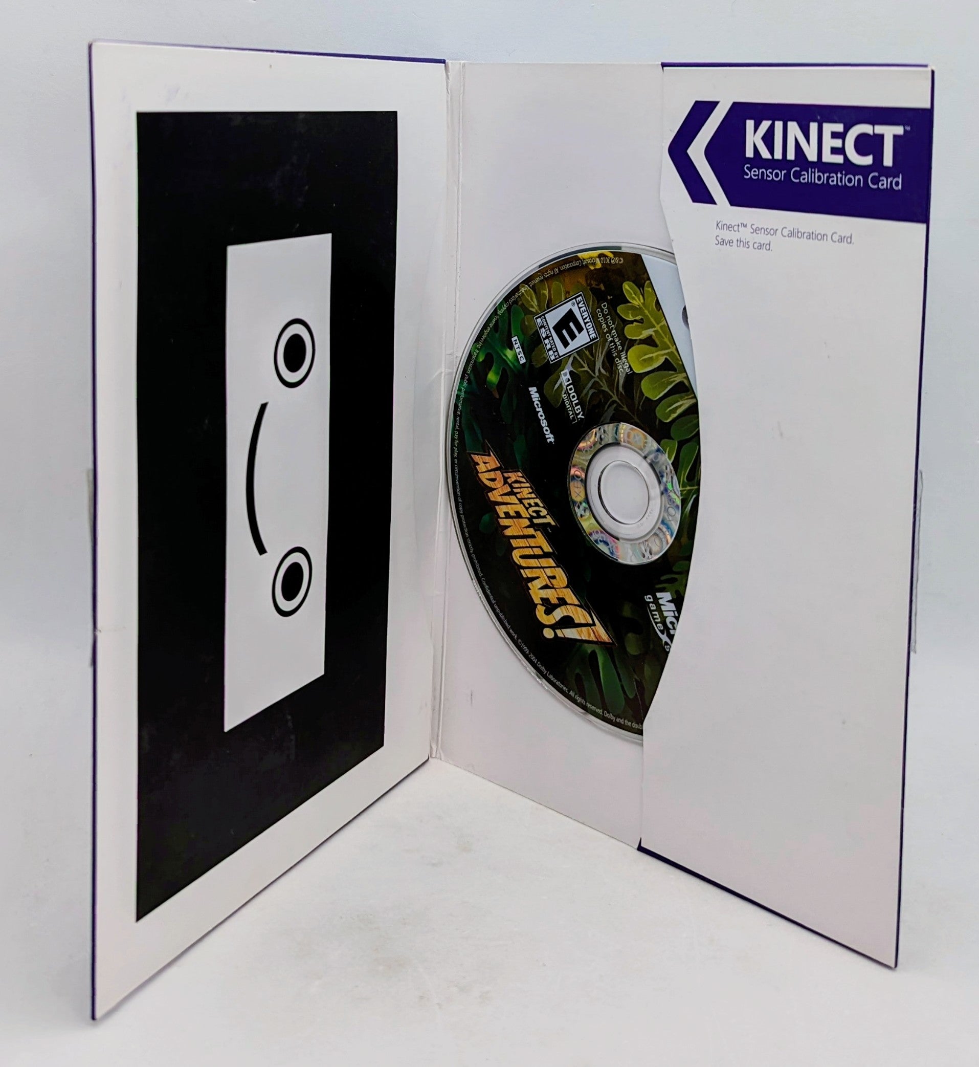 2010 Kinect Adventures w/ Calibration Card Xbox 360 Kinect - Pre-Owned image 2