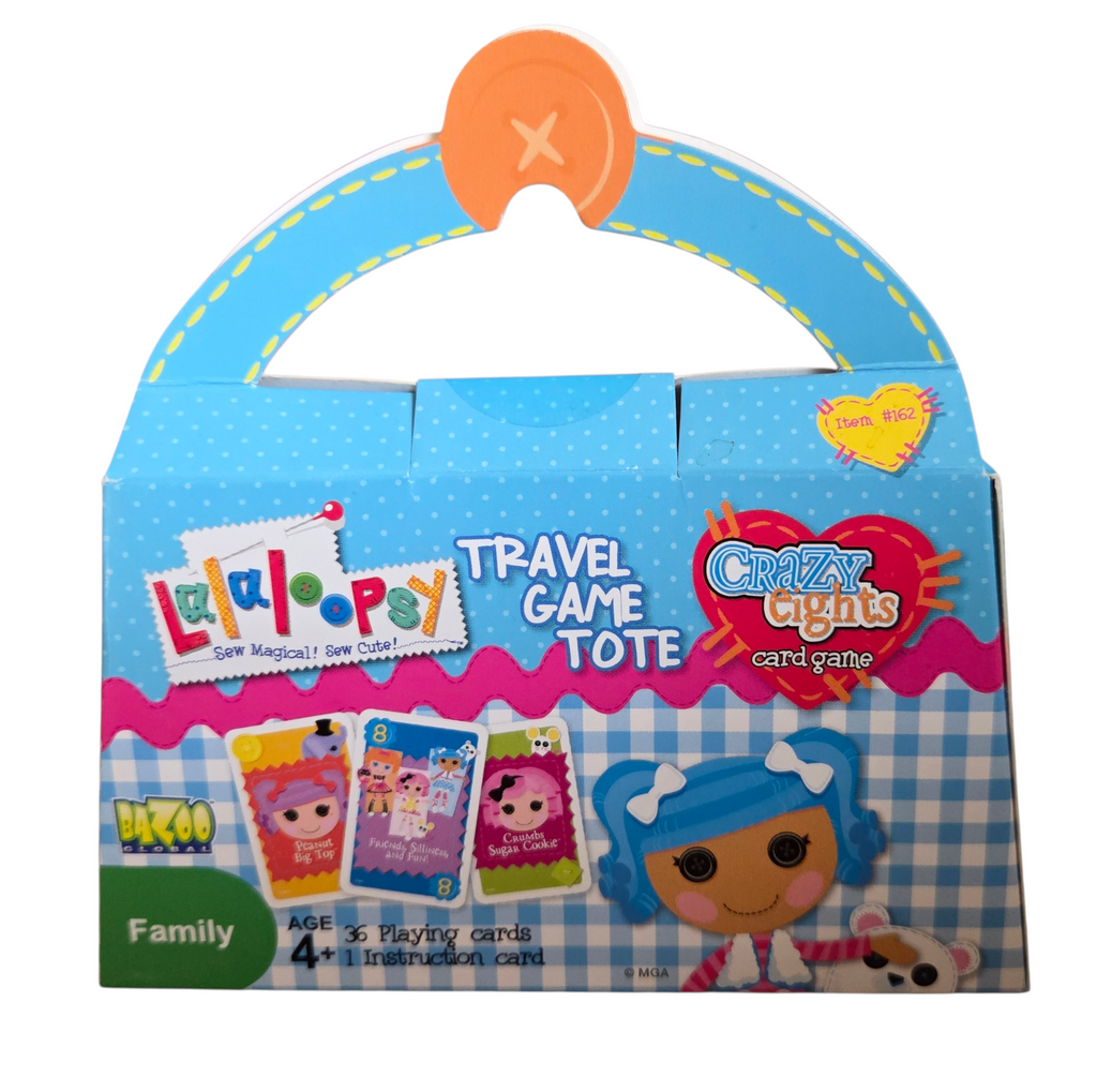 Bazoo Lalaloopsy Crazy Eights Card Game Travel Game Tote Ages 4+ image 2