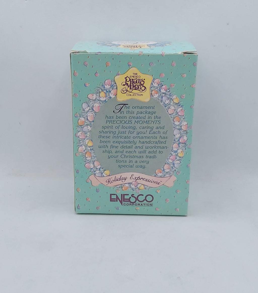Enesco Precious Moments On My Way to Wish You a Very Merry Christmas Ornament image 2