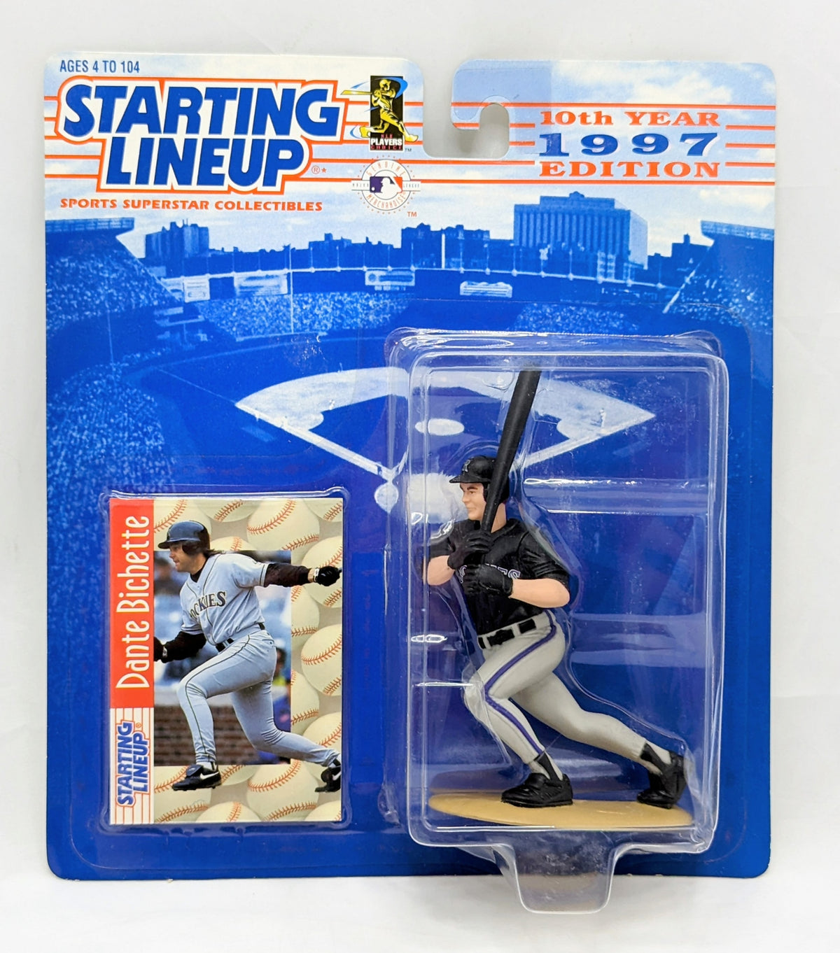 1996 Starting Lineup Dante Bichette Colorado Rockies Baseball Figure