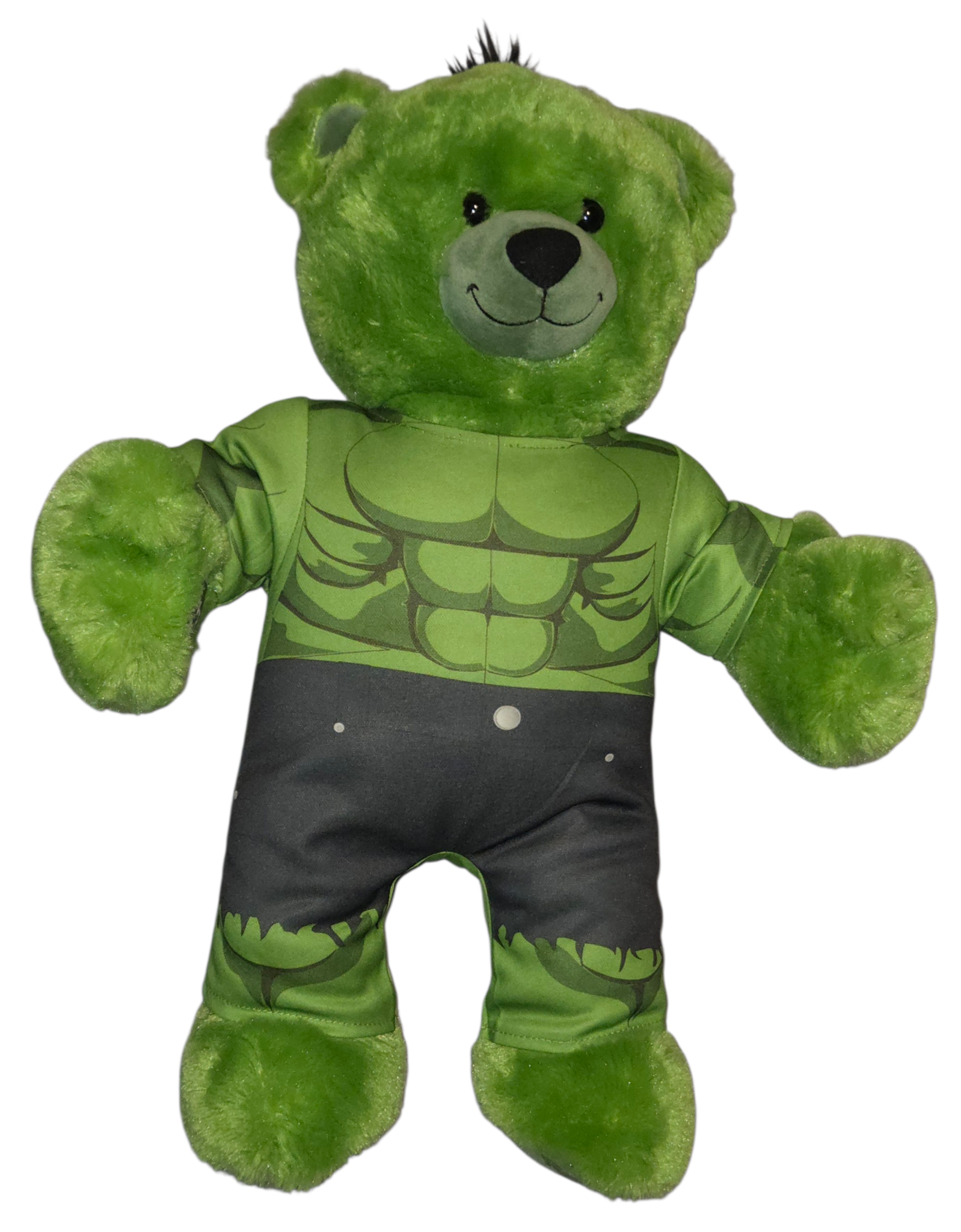 Build A Bear Marvel Avengers The Incredible Hulk Bear Green Plush 17" Stuffed
