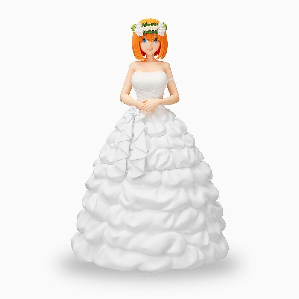 SEGA The Quintessential Quintuplets 2 Yotsuba Nakano Bride Version 8.3" Statue image 2