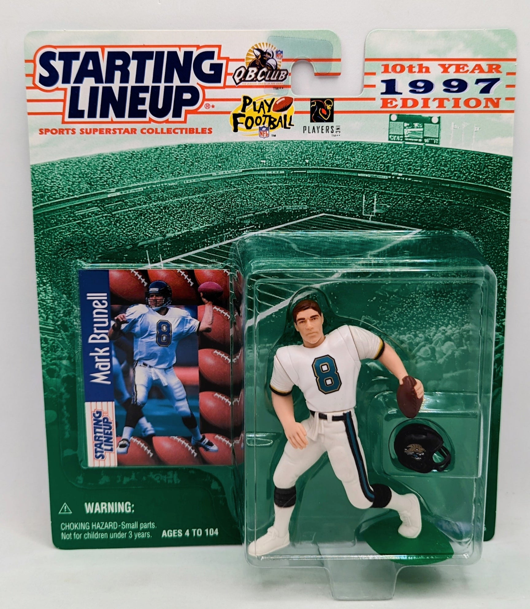 1997 Starting Lineup Mark Brunell Jacksonville Jaguars Football Figure