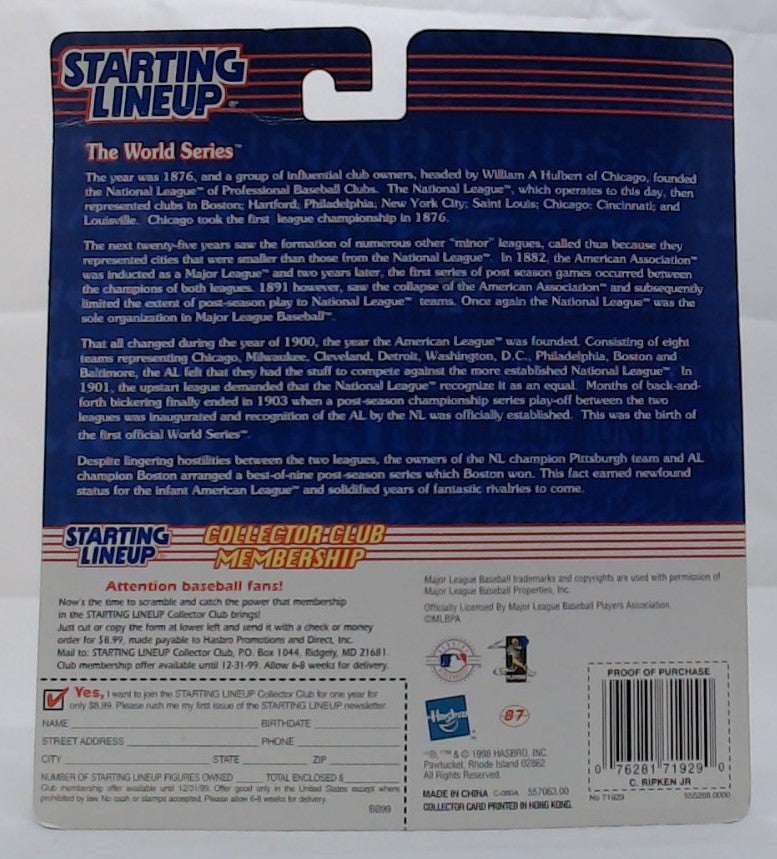 1999 Starting Lineup Cal Ripken Jr. Baltimore Orioles Baseball Figure image 2