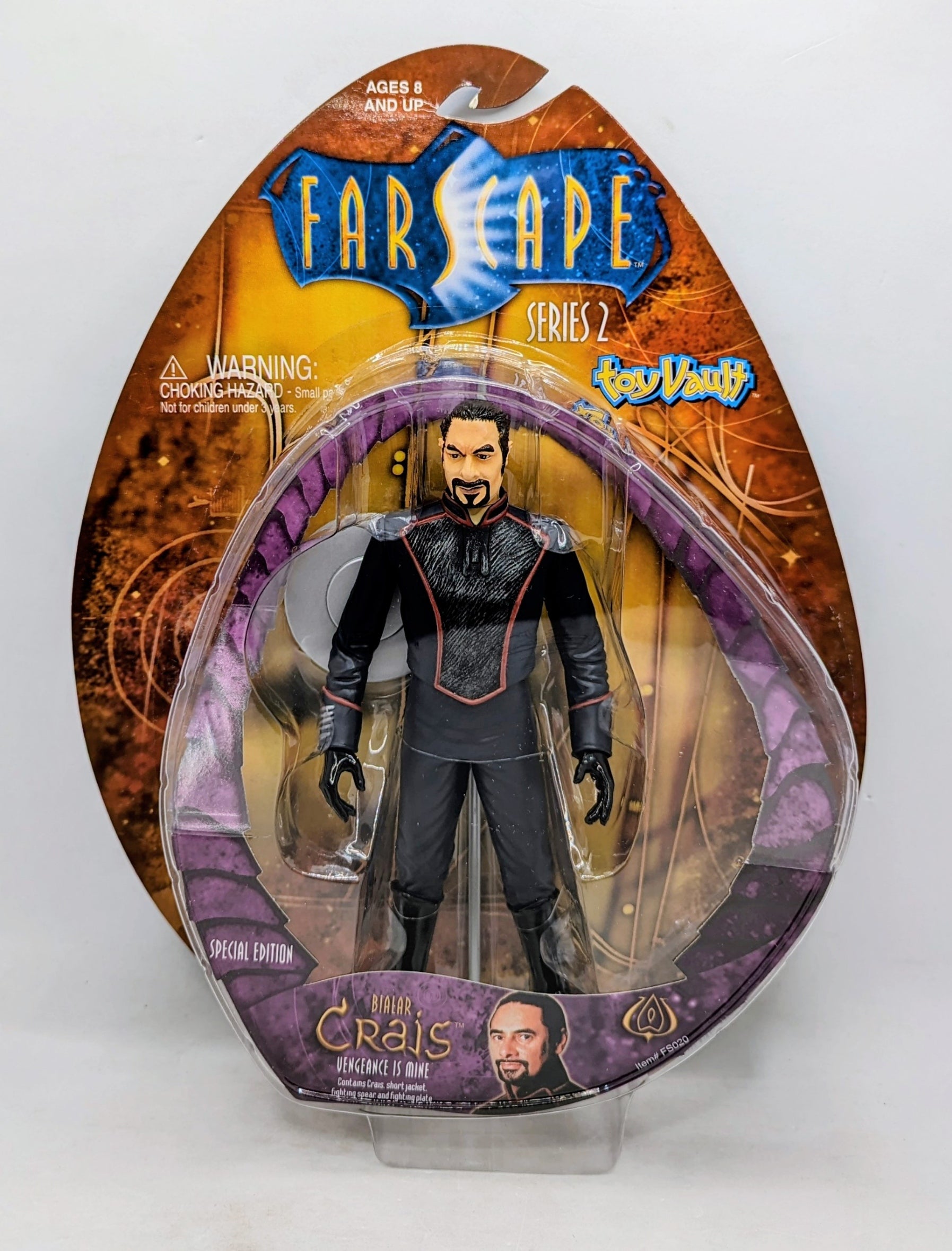 2000 Toy Vault Farscape Bialar Crais Vengeance Is Mine Series 2 Figure