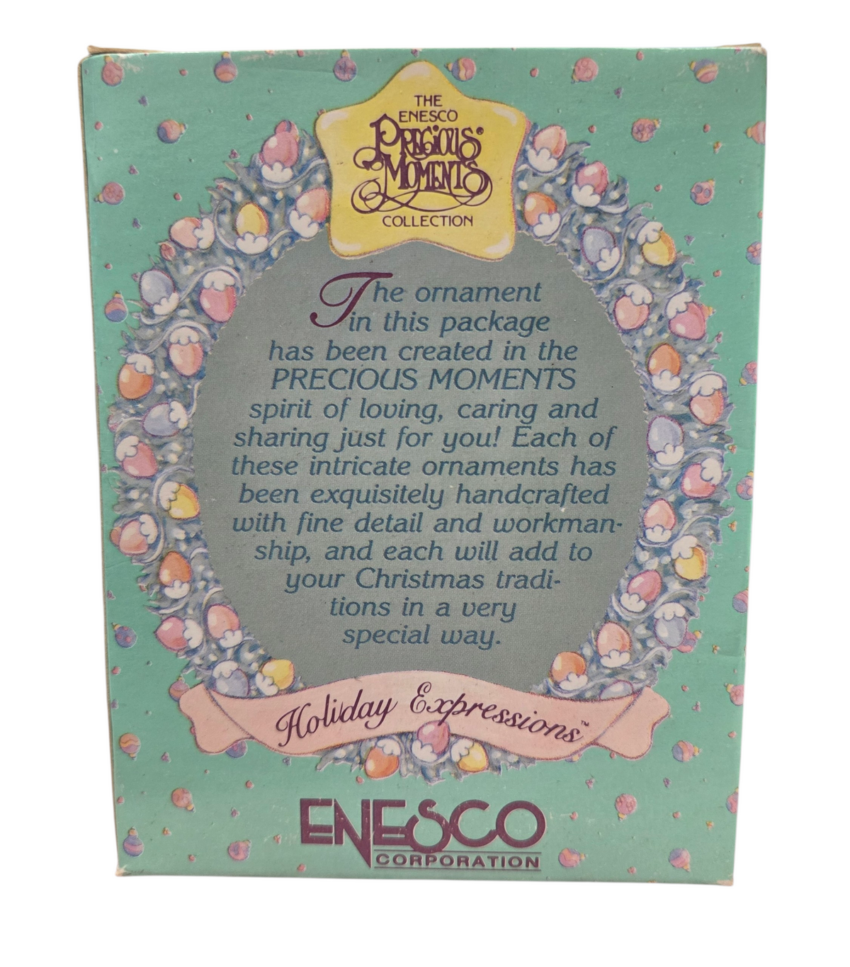 1992 Enesco Precious Moments Our 1st Christmas Together Ornament image 2