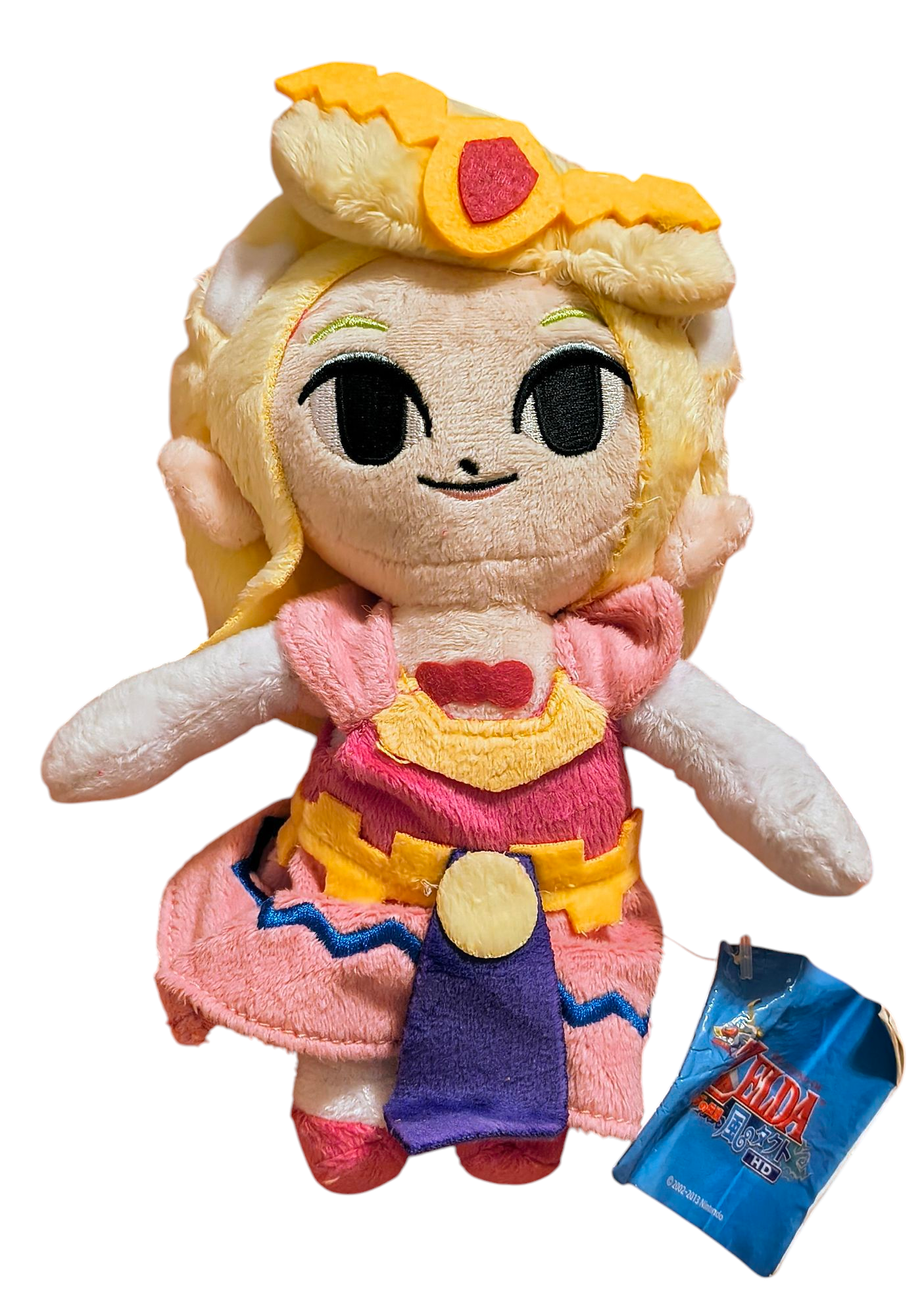 2013 Sen-Ei Little Buddy Legend of Zelda Wind Waker : Princess Zelda 8" Plush