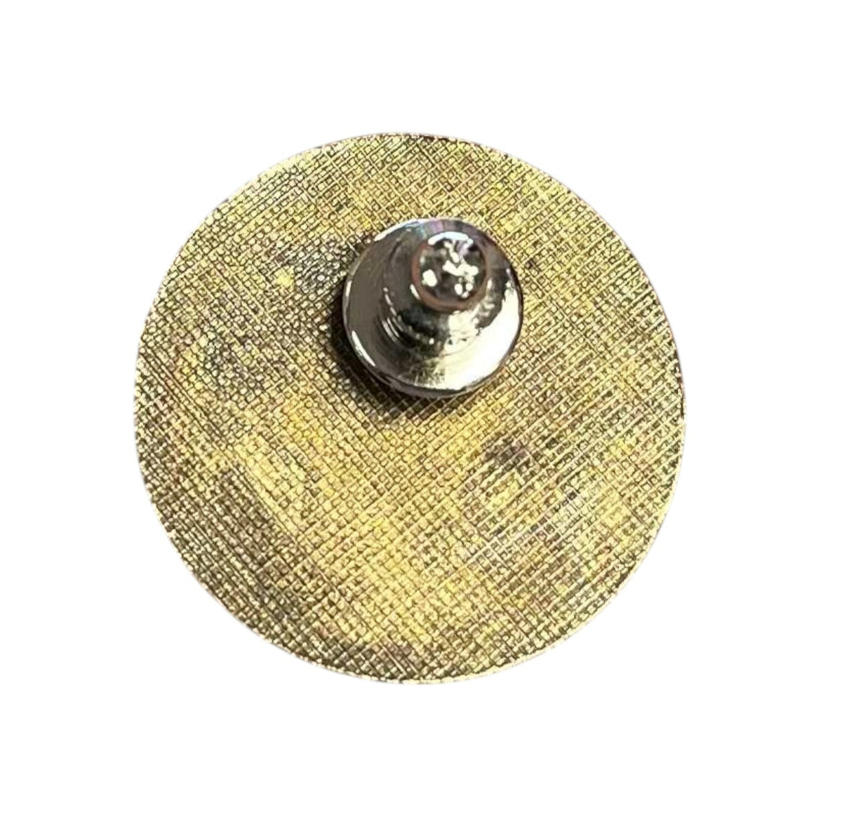 Vintage Hot Air Balloon Poverty 1 Round Enamel Pin image 2