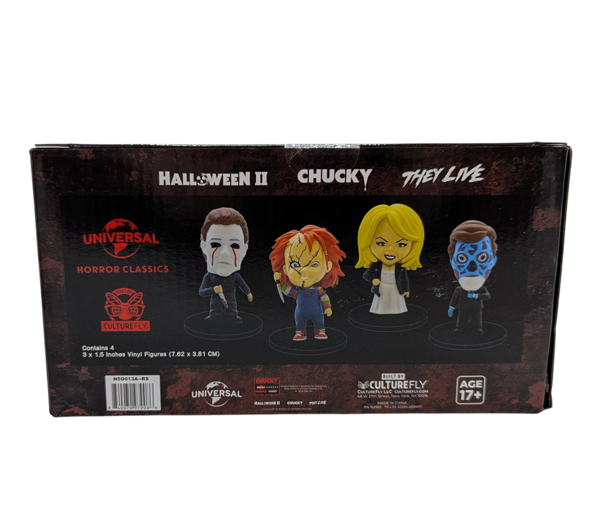 Culturefly Universal Horror Classics Set Of 4 Mini Figures Chucky, They Live image 2
