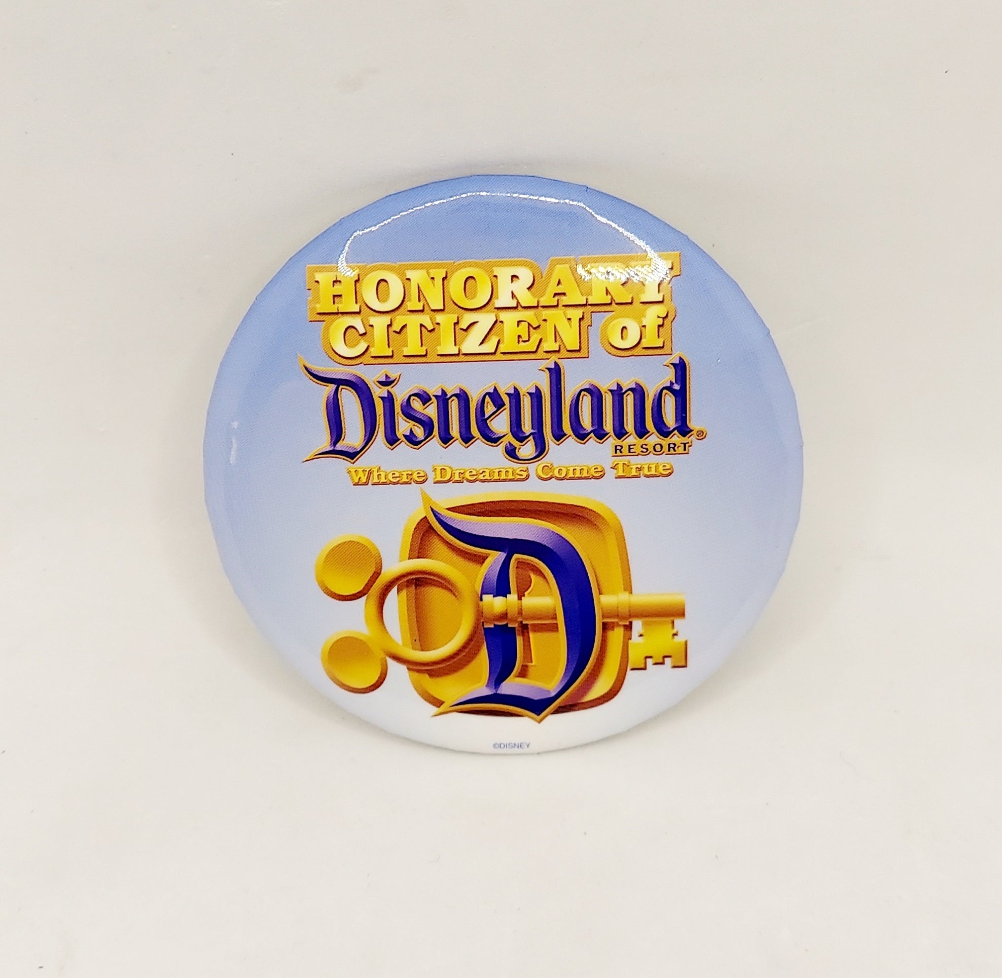 Disney Honorary Citizen of Disneyland Resort Button