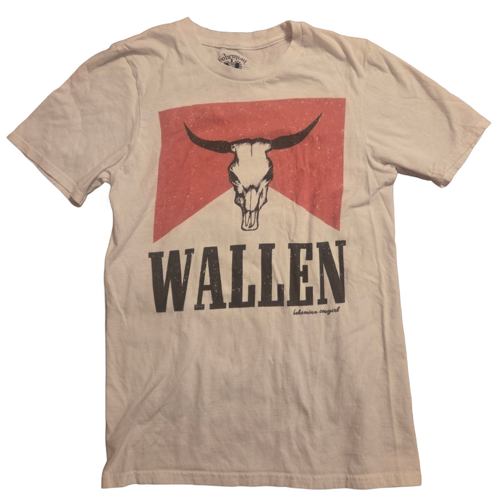 Bohemian Girl Morgan Wallen Marlboro Style Graphic T-shirt Size XS