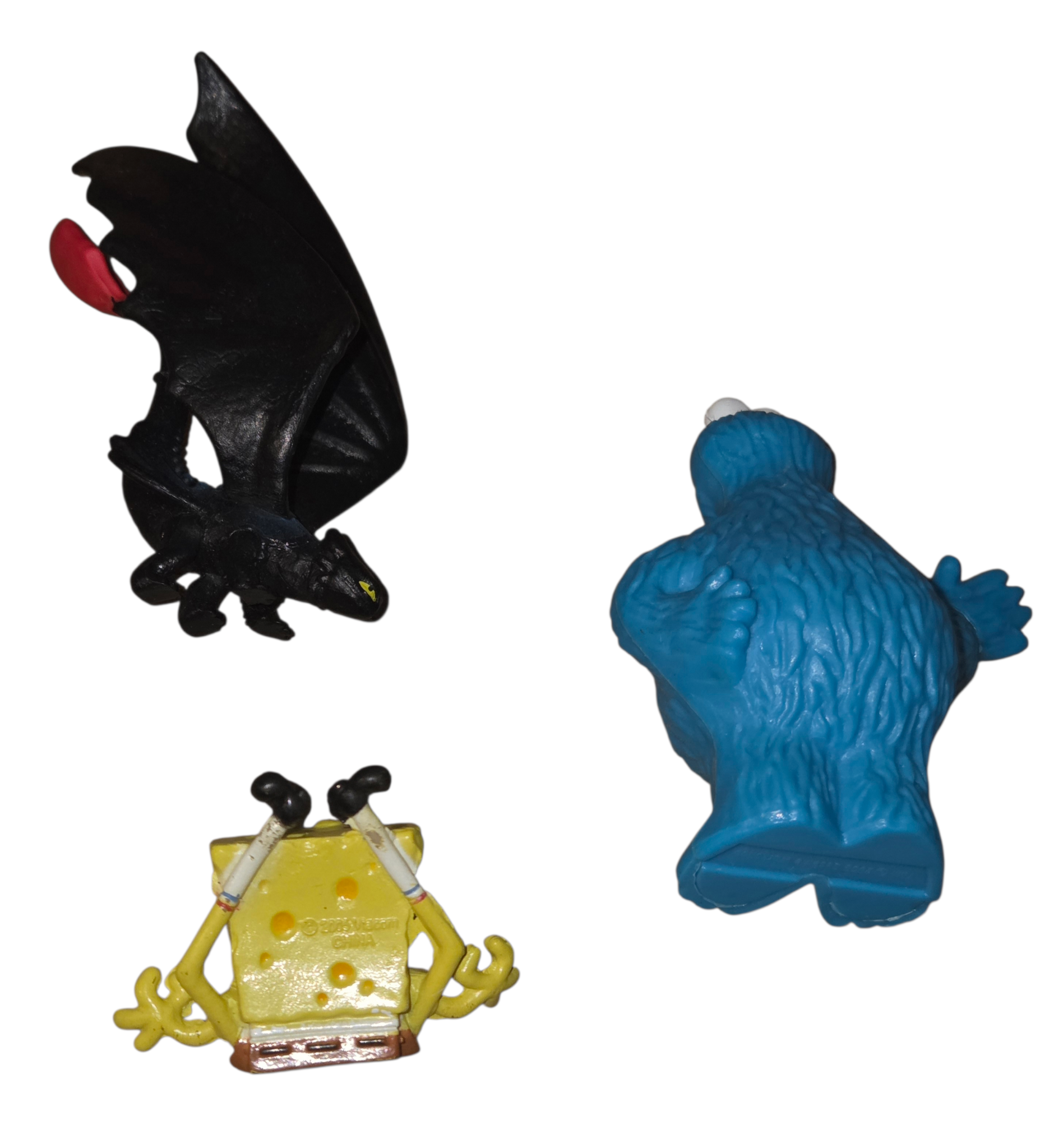 Miscellaneous Lot Sheamus, Toy Story Woody, Toothless, Spongebob, Cookie Monster image 5