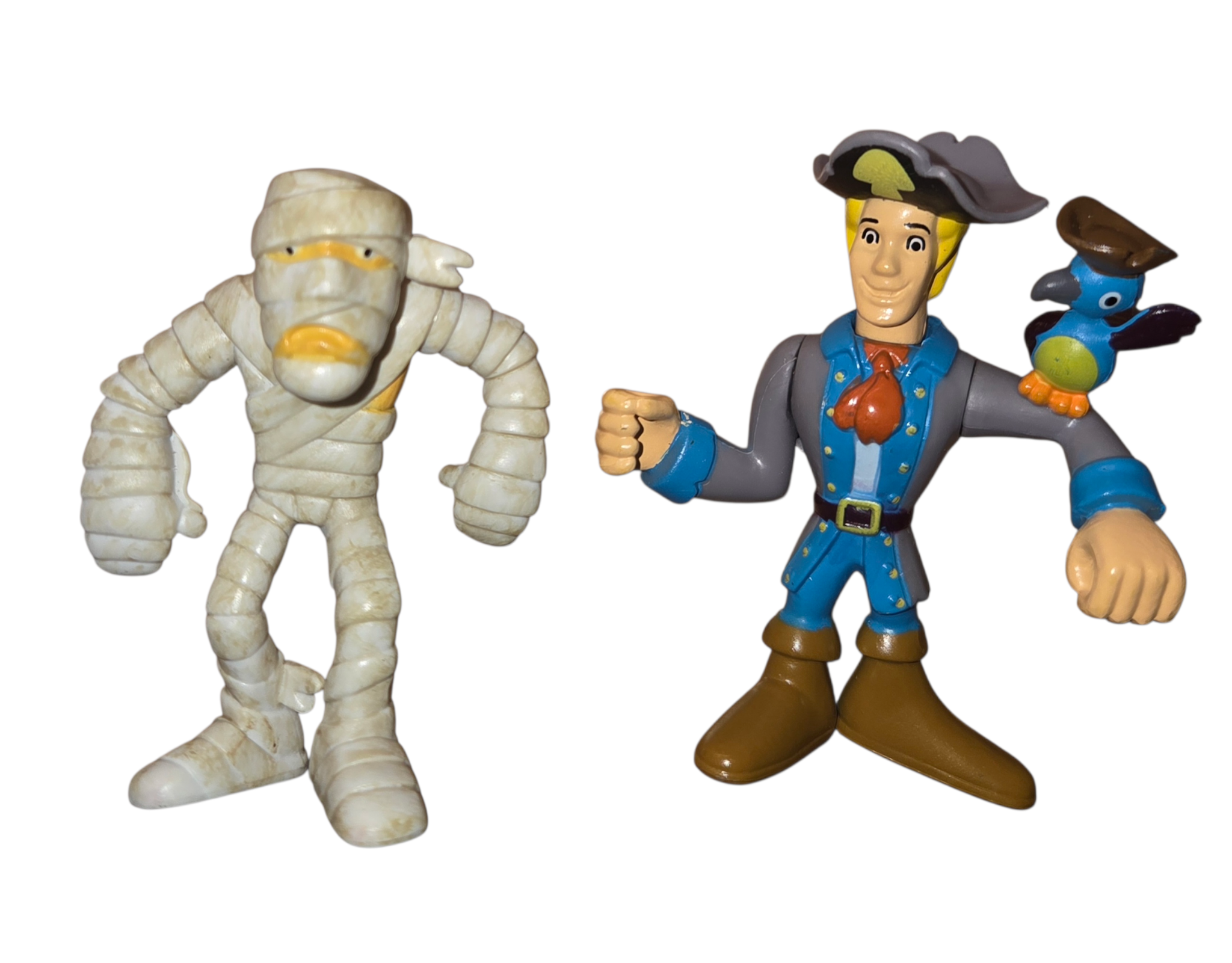 Scooby Doo Pirate 2.5" Action Figures PVC 4 Piece Fred Daphne Mummy Ghoul image 3
