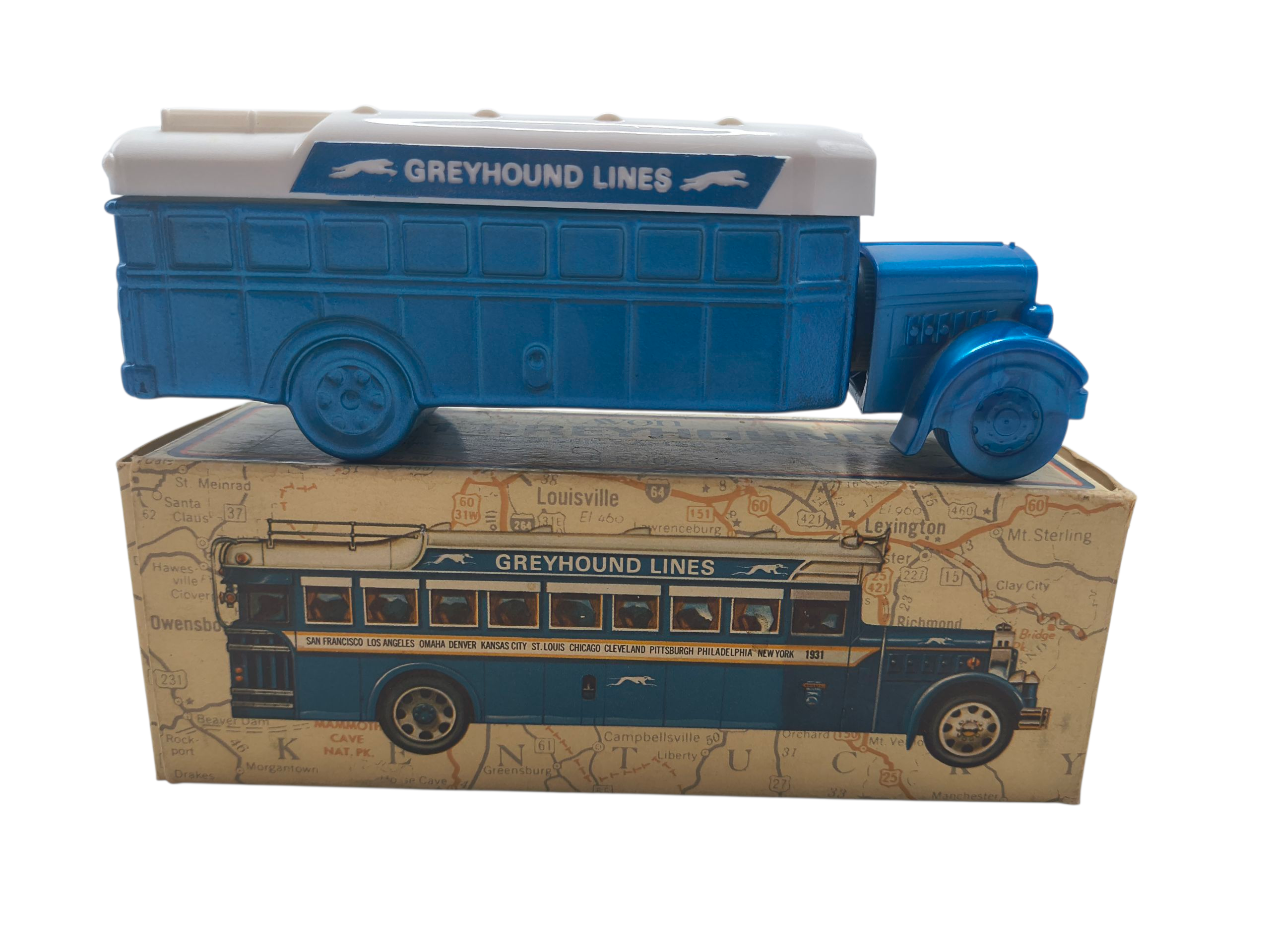 1976 Avon 31' Greyhound Bus Lines Everest Aftershave 5 oz