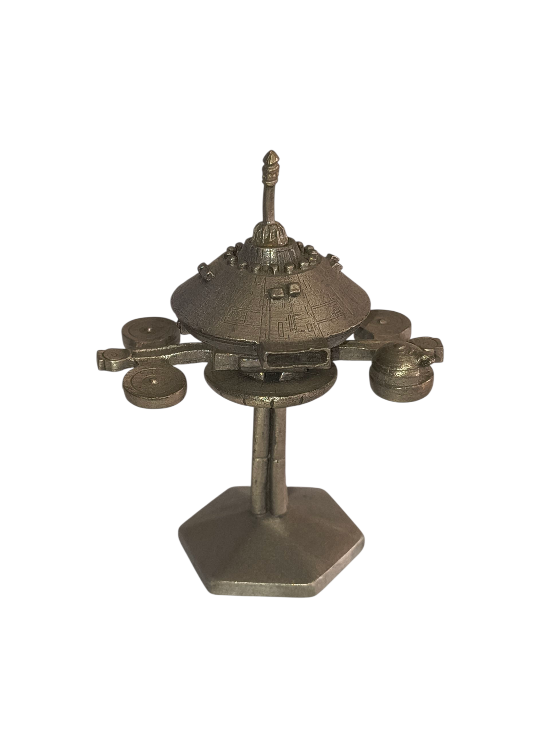 1991 Rawcliffe Fine Pewter Star Trek Movies Regula I Space Laboratory RF790 image 2