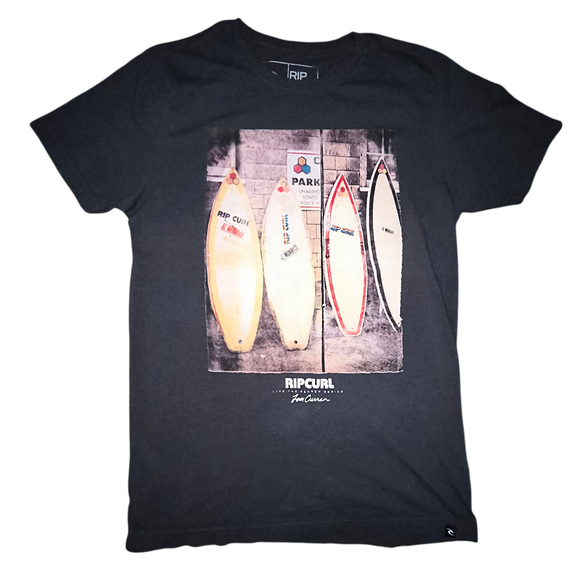 Rip Curl Live The Search Series Tom Current Surfer Small T-Shirt