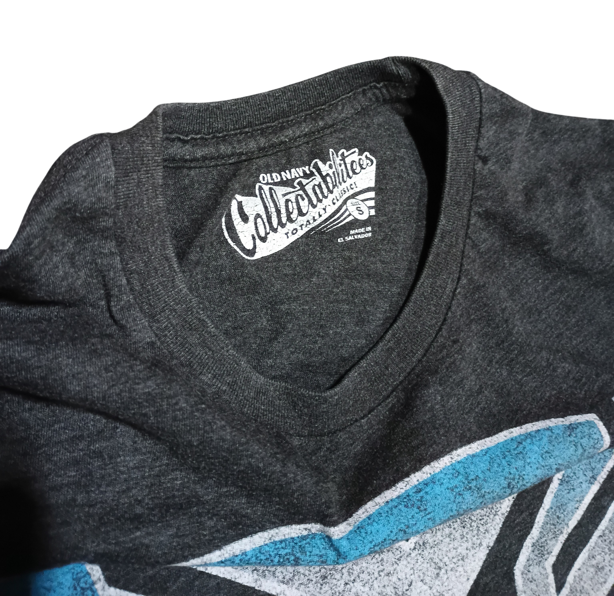 Old Navy Collectabilitees Transformers Logo Optimus Prime Gray Small T-Shirt image 2
