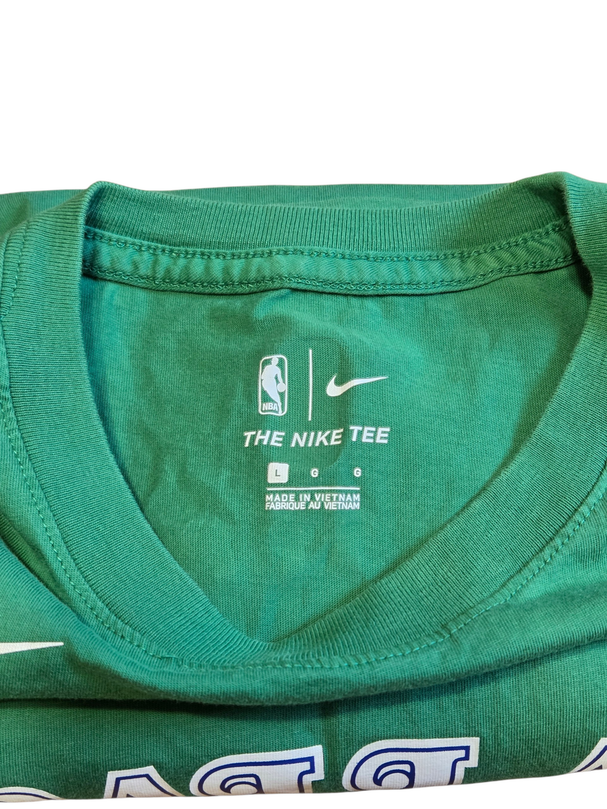 Nike Luka Doncic Dallas Mavericks Classic Edition Green #77 T-Shirt Youth Large image 3