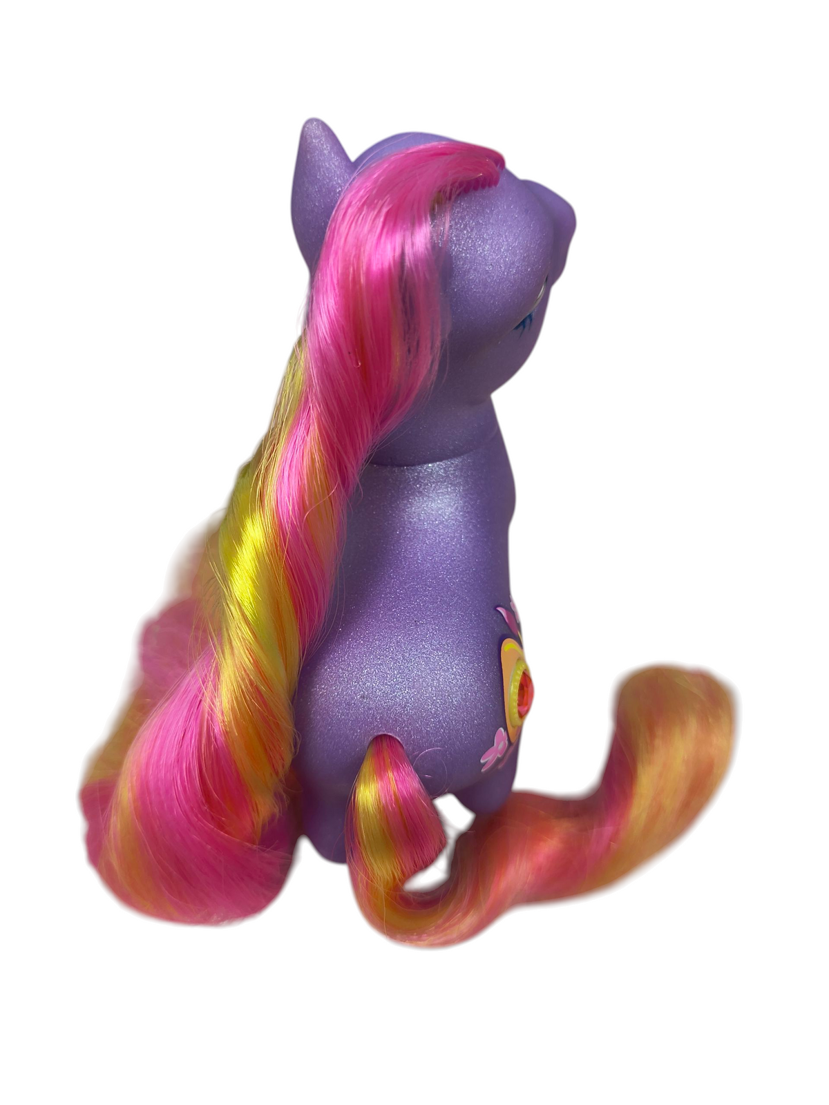 2003 My Little Pony MLP G3 Dibble Dabble Pink Jewel Artist Pallet Design image 3