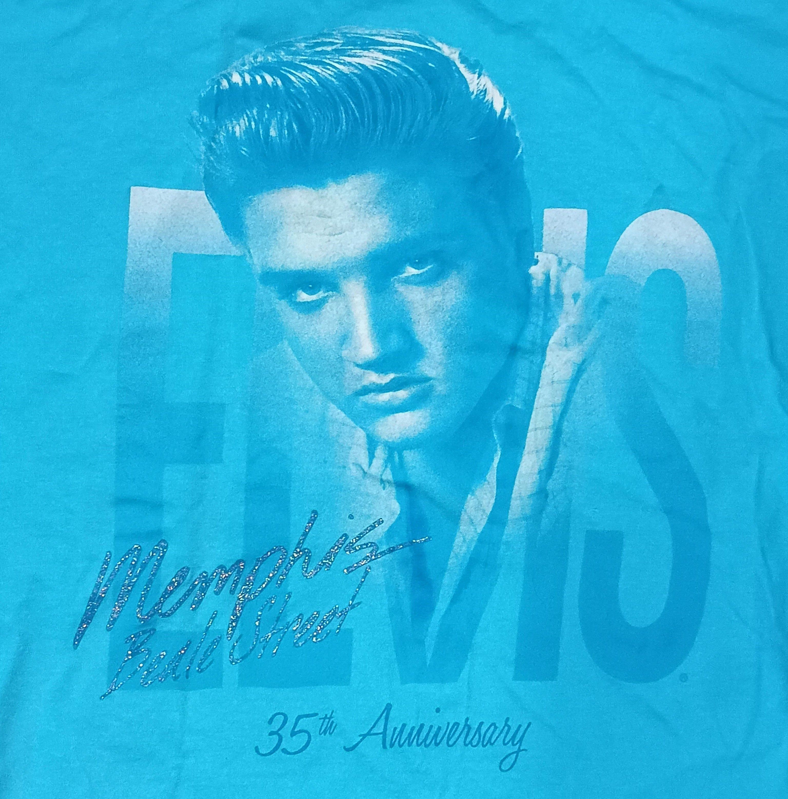 2012 LAT Elvis Memphis Beale Street 35th Anniversary Girls Size Small T-Shirt image 4