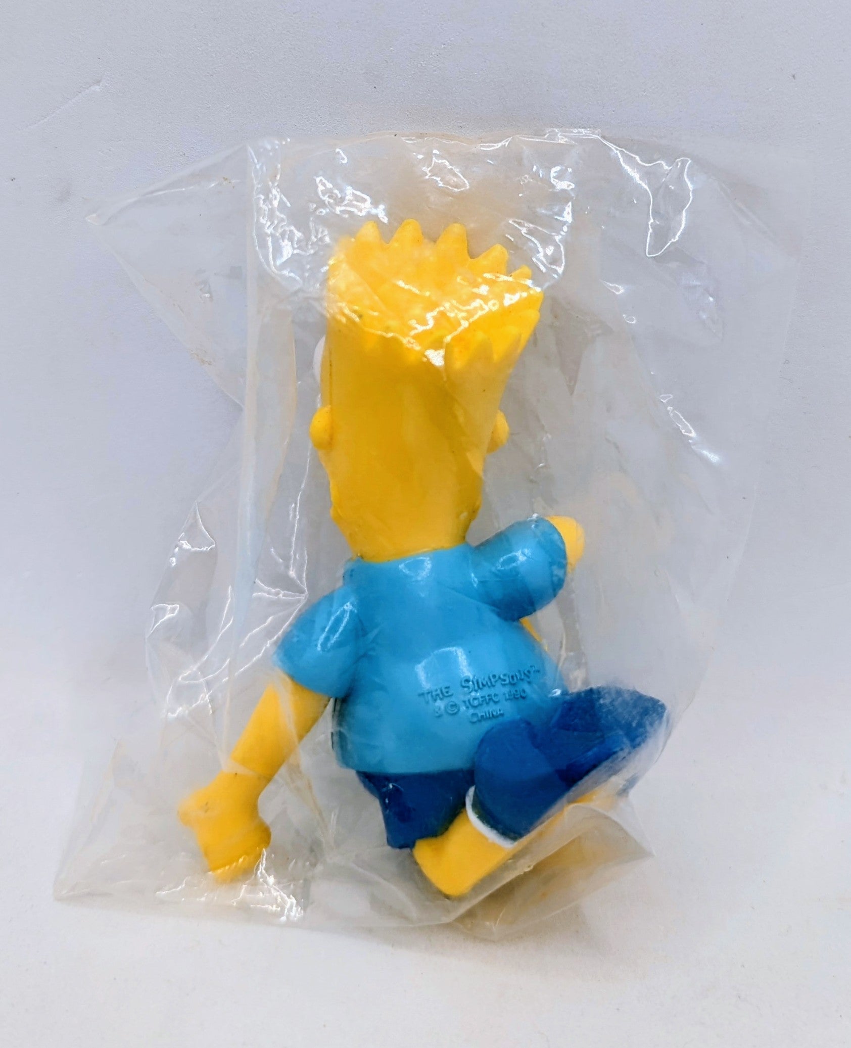 1990 Hamilton Gifts The Simpsons Bart Playing Air Guitar 3" PVC Figure image 2