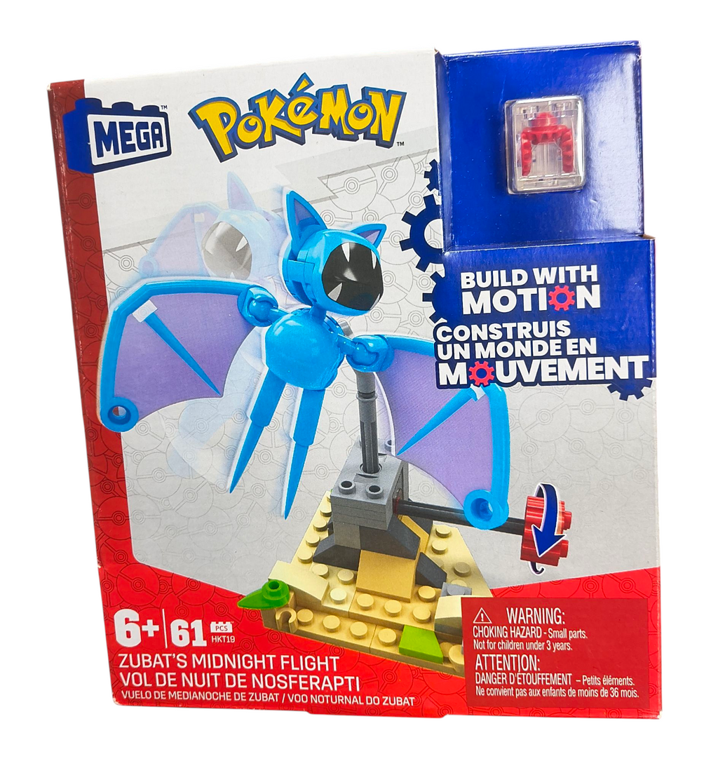 Mega Construx: Pokémon Zubat's Midnight Flight #HKT19 61Pcs