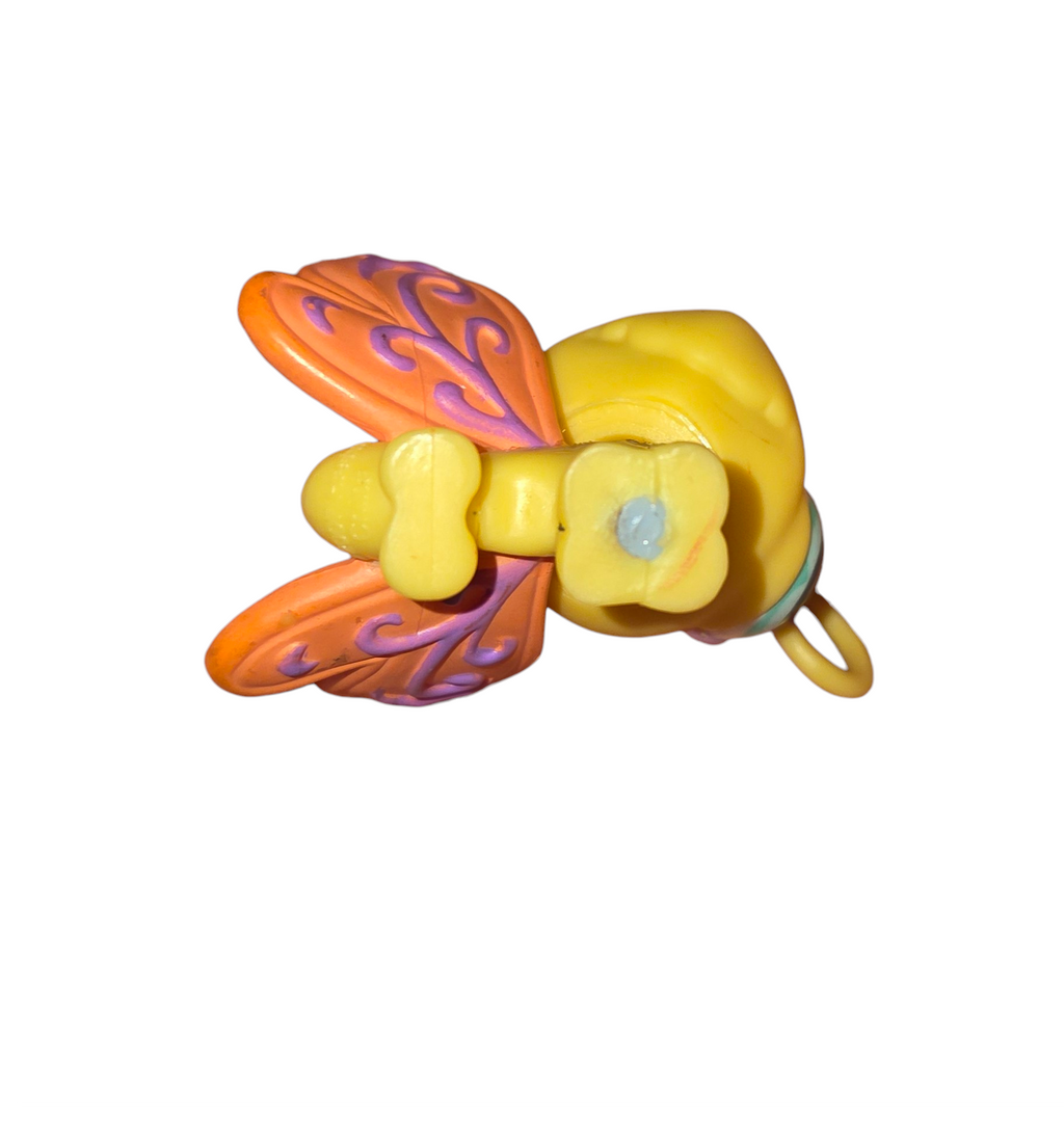 2008 Hasbro Littlest Pet Shop LPS #497 Yellow Butterfly w/ Orange Wings image 3