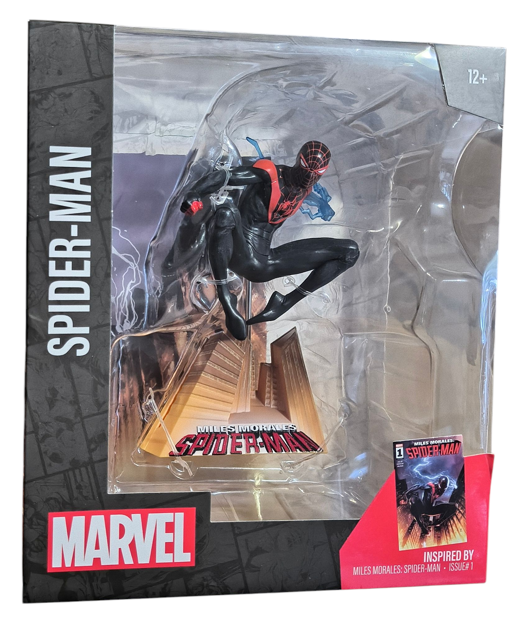 2024 McFarlane Toys Marvel Comics Spiderman Miles Morales Statue Spider-Man #1