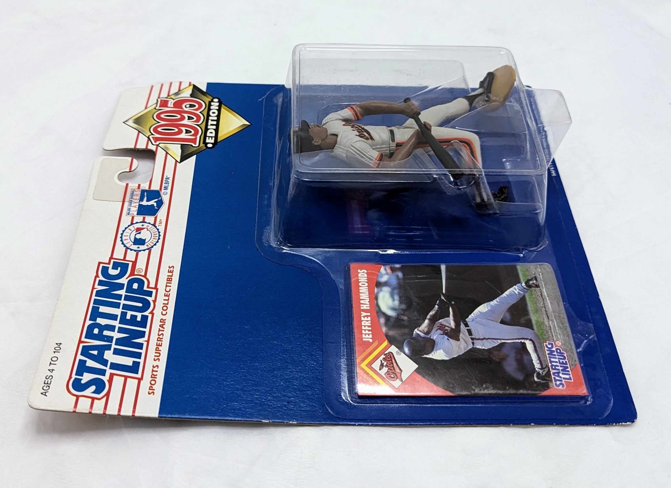 1995 Kenner Starting Lineup Jeffrey Hammonds Baltimore Orioles Figure image 3
