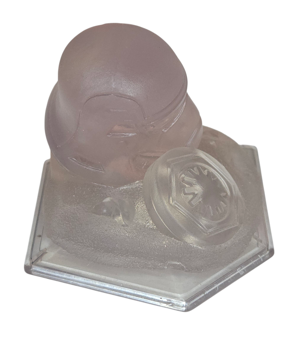 Disney Infinity 3.0 Star Wars Force Awakens Crystal Stormtrooper Helmet Piece image 3