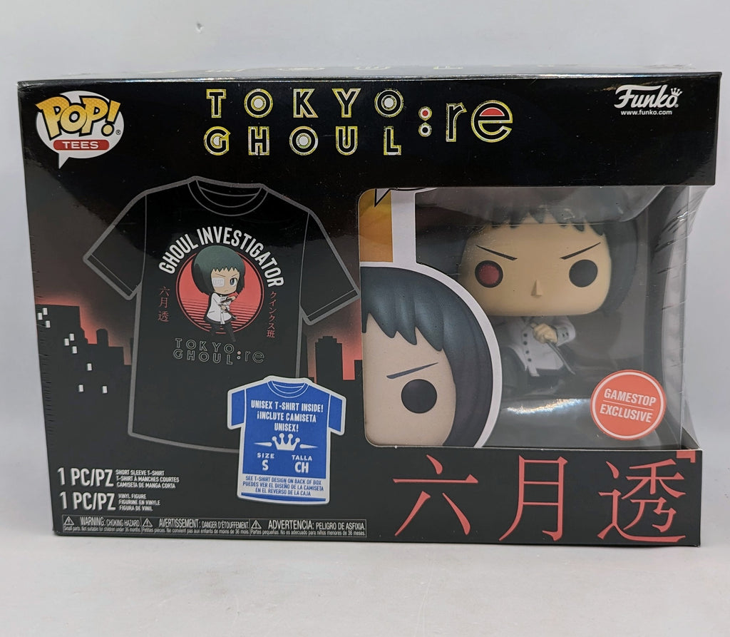 Exclusive Funko POP! And Tee: Tokyo Ghoul:re Toru Mutsuki - Size Small