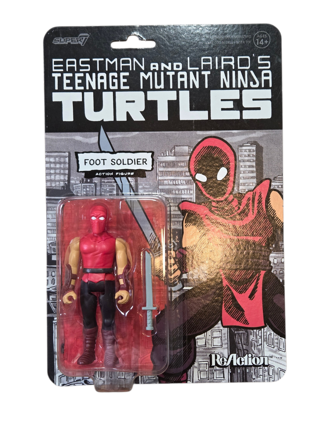 Super7 Reaction Eastman & Lairds Teenage Mutant Ninja Turtles Food Soldier 3.75"