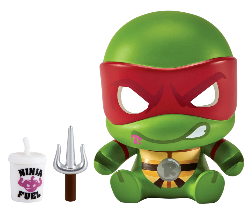 Cheekys Teenage Mutant Ninja Turtles Raphael 3.5" w/ Accessories image 4