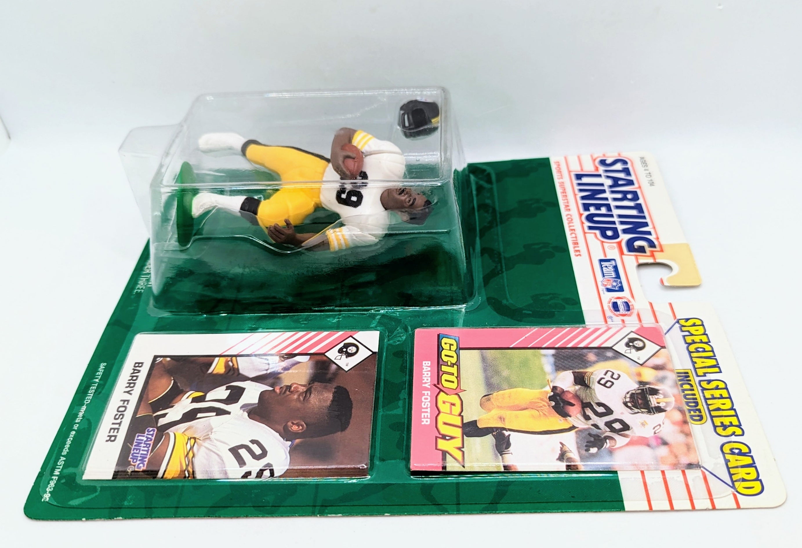 1993 Kenner Starting Lineup Barry Foster Pittsburgh Steelers NFL Figure image 3