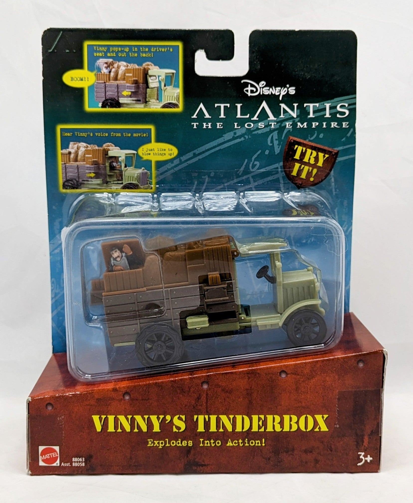 2000 Disney Atlantis The Lost Empire Vinny's Tinderbox Explode Into Action