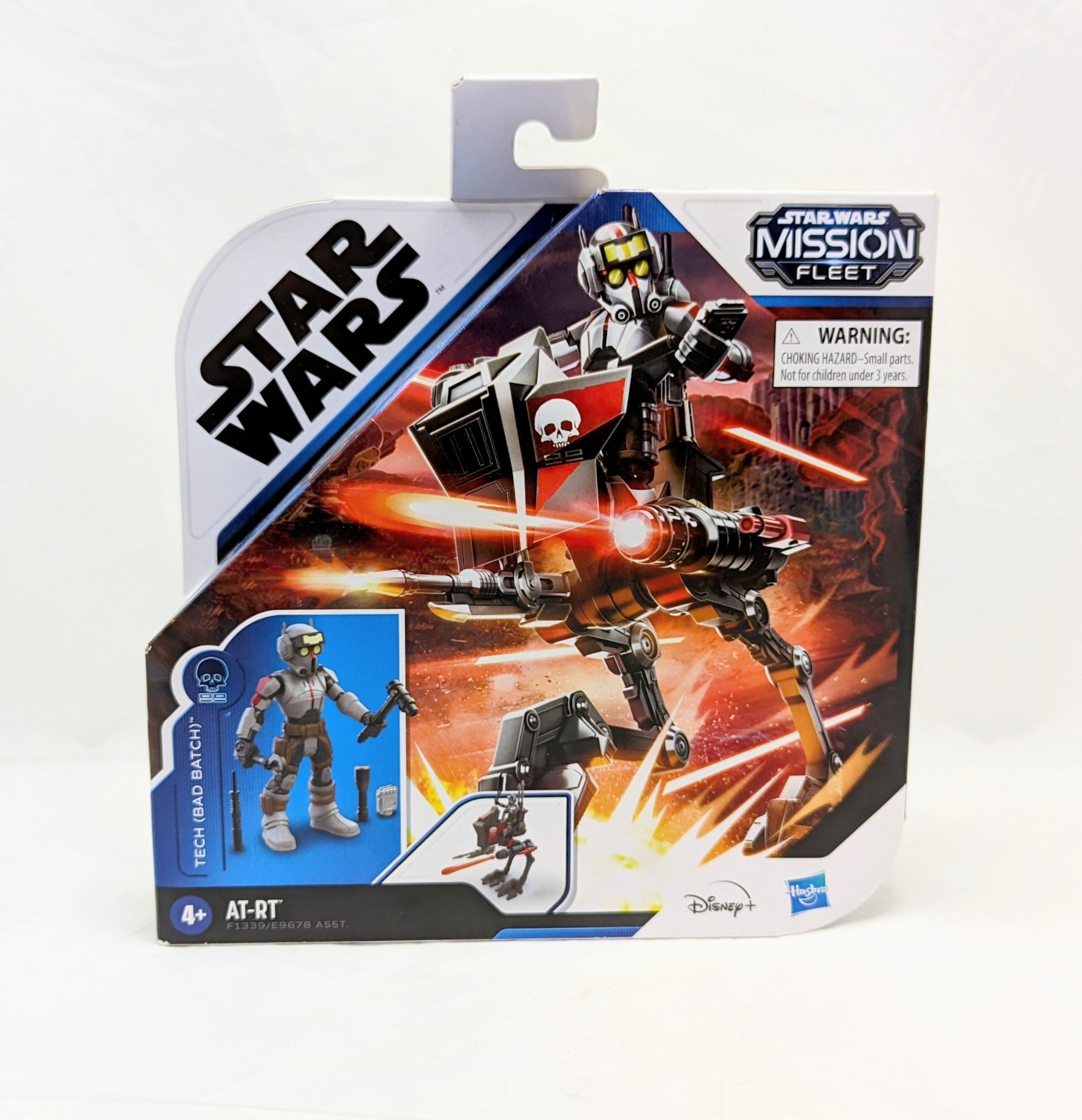 Star Wars Mission Fleet Tech (Bad Batch) AT-RT Ambush Action Figure and Vehicle