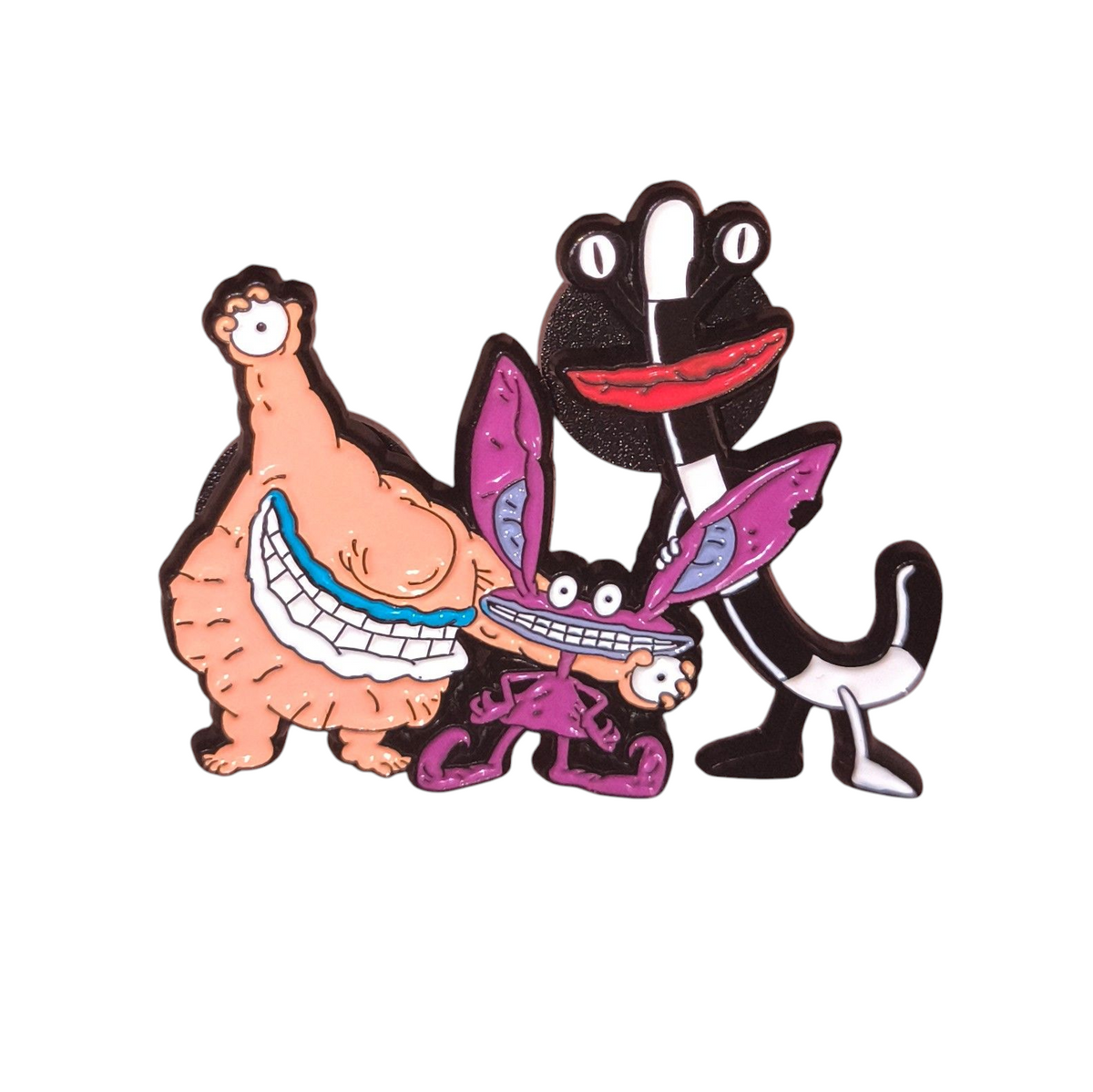 Nickelodeon Aaahh!!! Real Monsters Group Logo Character Enamel Pin