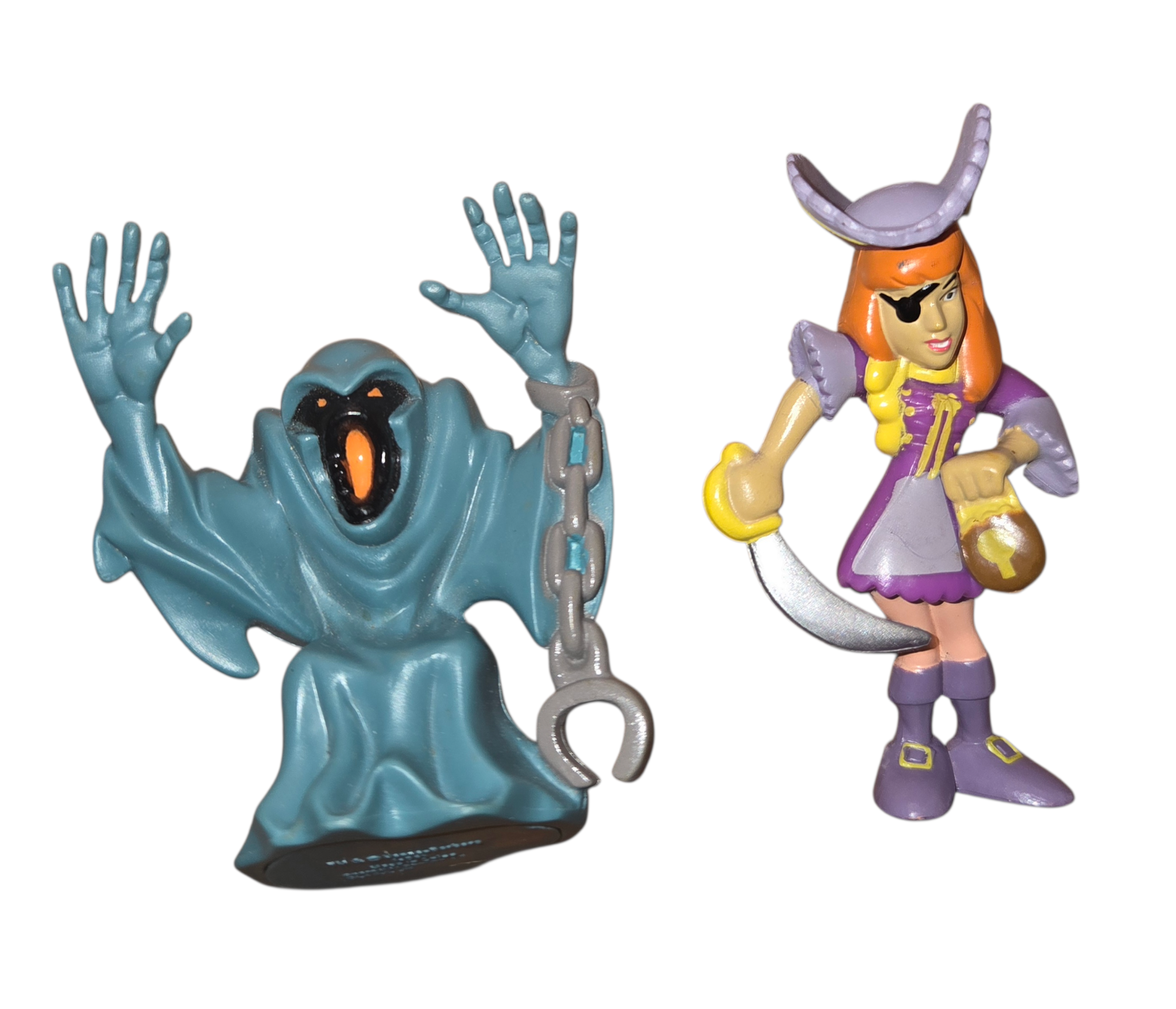 Scooby Doo Pirate 2.5" Action Figures PVC 4 Piece Fred Daphne Mummy Ghoul image 2