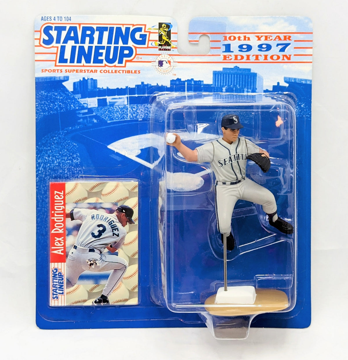 1996 Starting Lineup Alex Rodriguez Seattle Mariners Baseball Figure