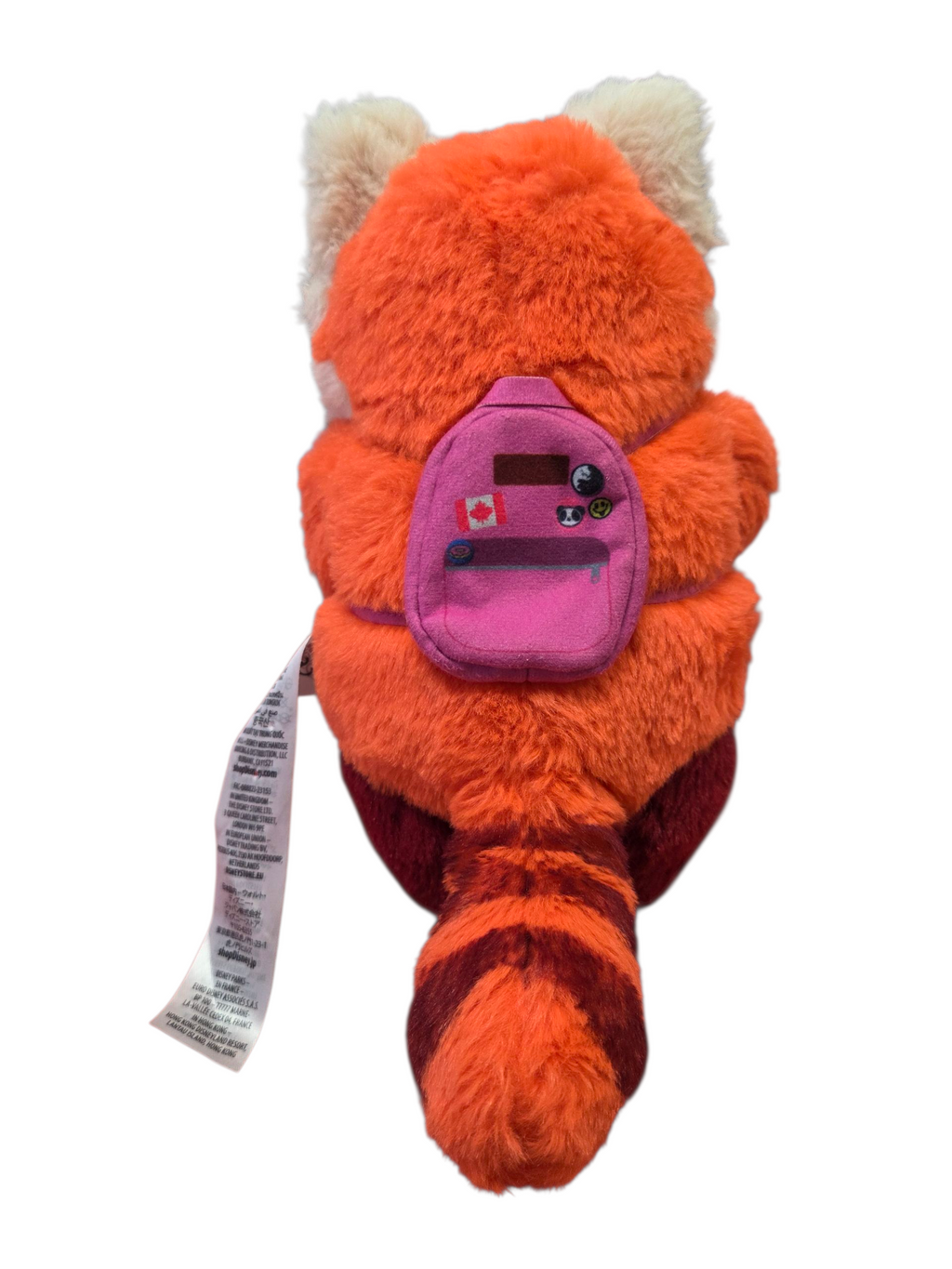 2022 Disney Parks Pixar Turning Red Panda Mei with Backpack Plush 9” image 2