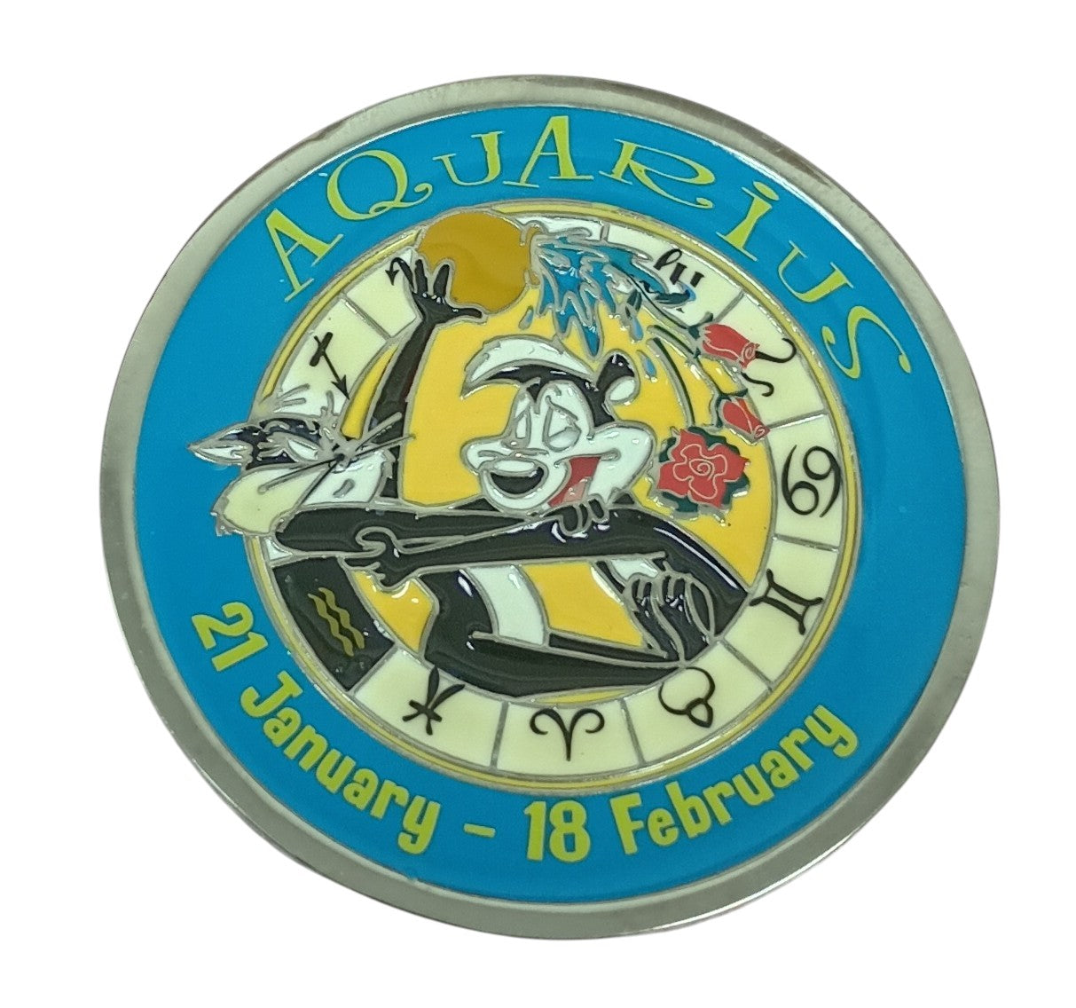 Sugarloaf Toys Looney Tunes Collectible Zodiac Pepe Le Pew Aquarius Coin